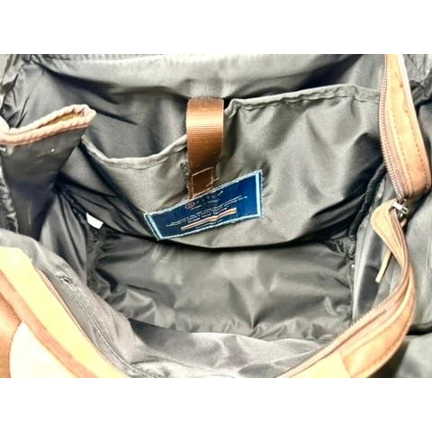 Stitch Golf Vintage Tuxe Tote Backpack Mens Tan Brown Convertible Travel Bag