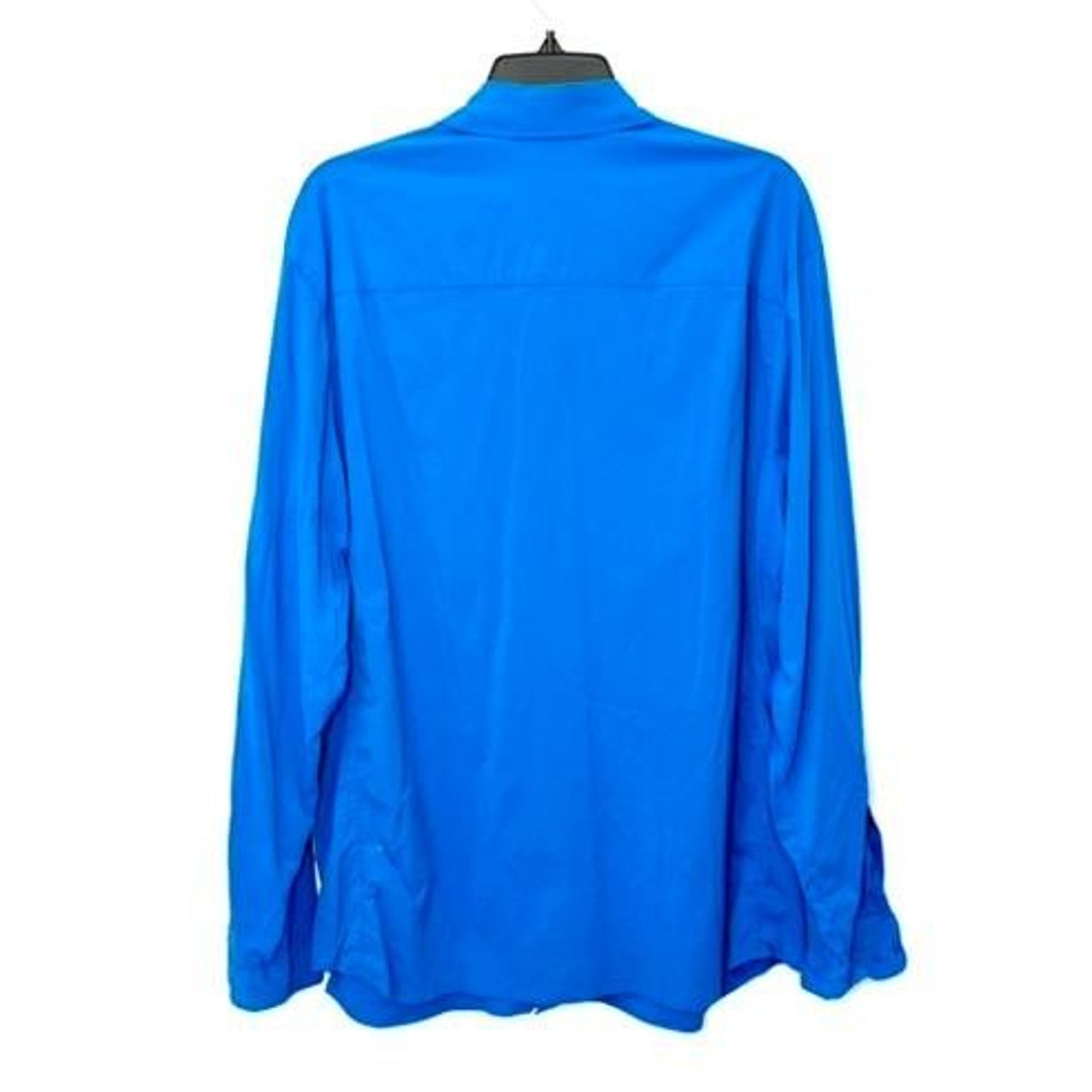 REI Co-op Sahara Hiking Shirt Mens XL Blue Long Sleeve Nylon Spandex Trail