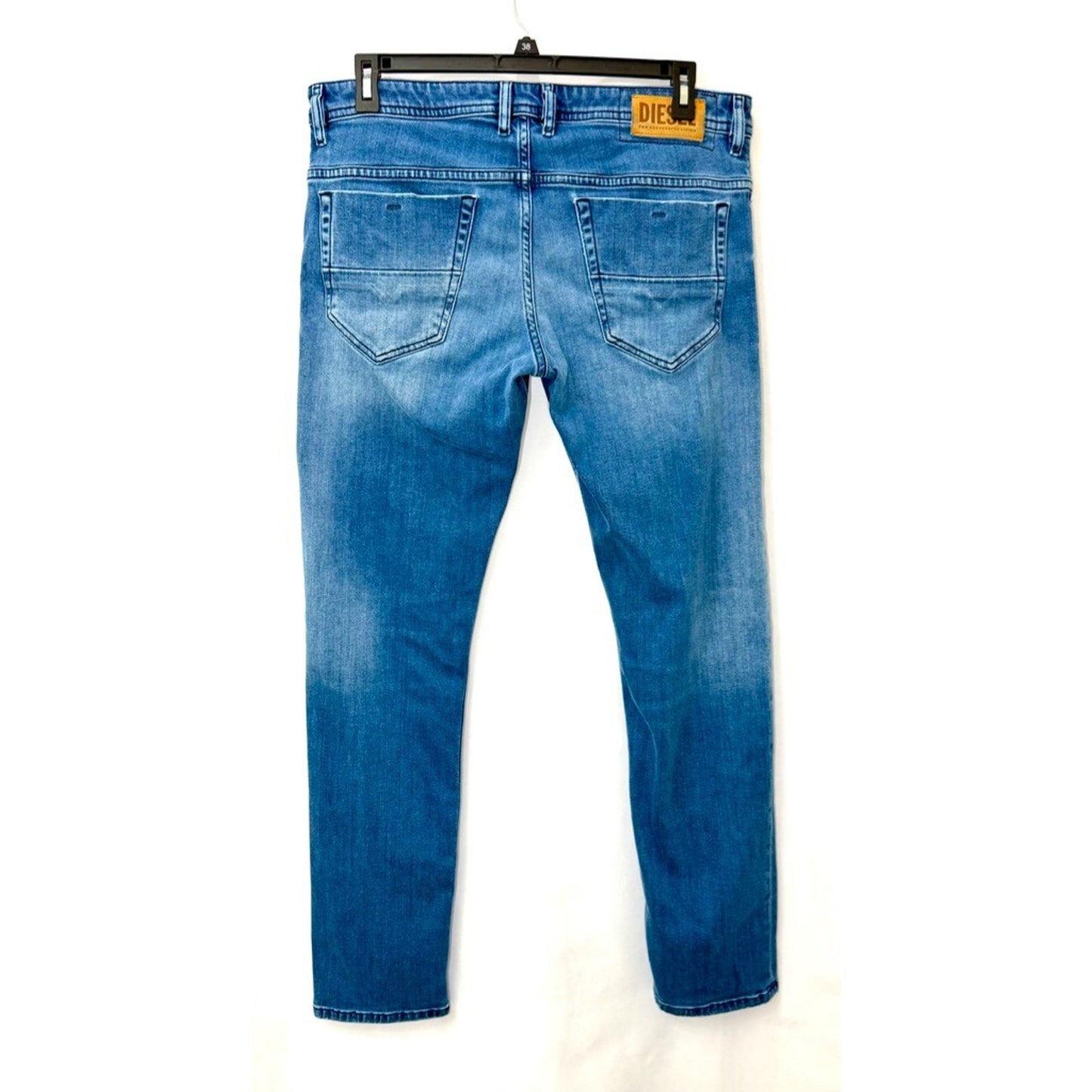Diesel Thommer Slim Jeans Mens 36x32 Blue Stretch Denim 0C9MB