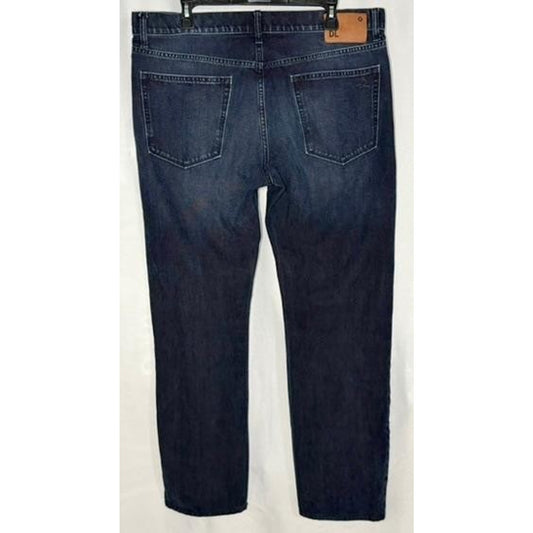 DL1961 Jeans Mens 36 Blue Denim DLX 360 Comfort Stretch Straight Leg