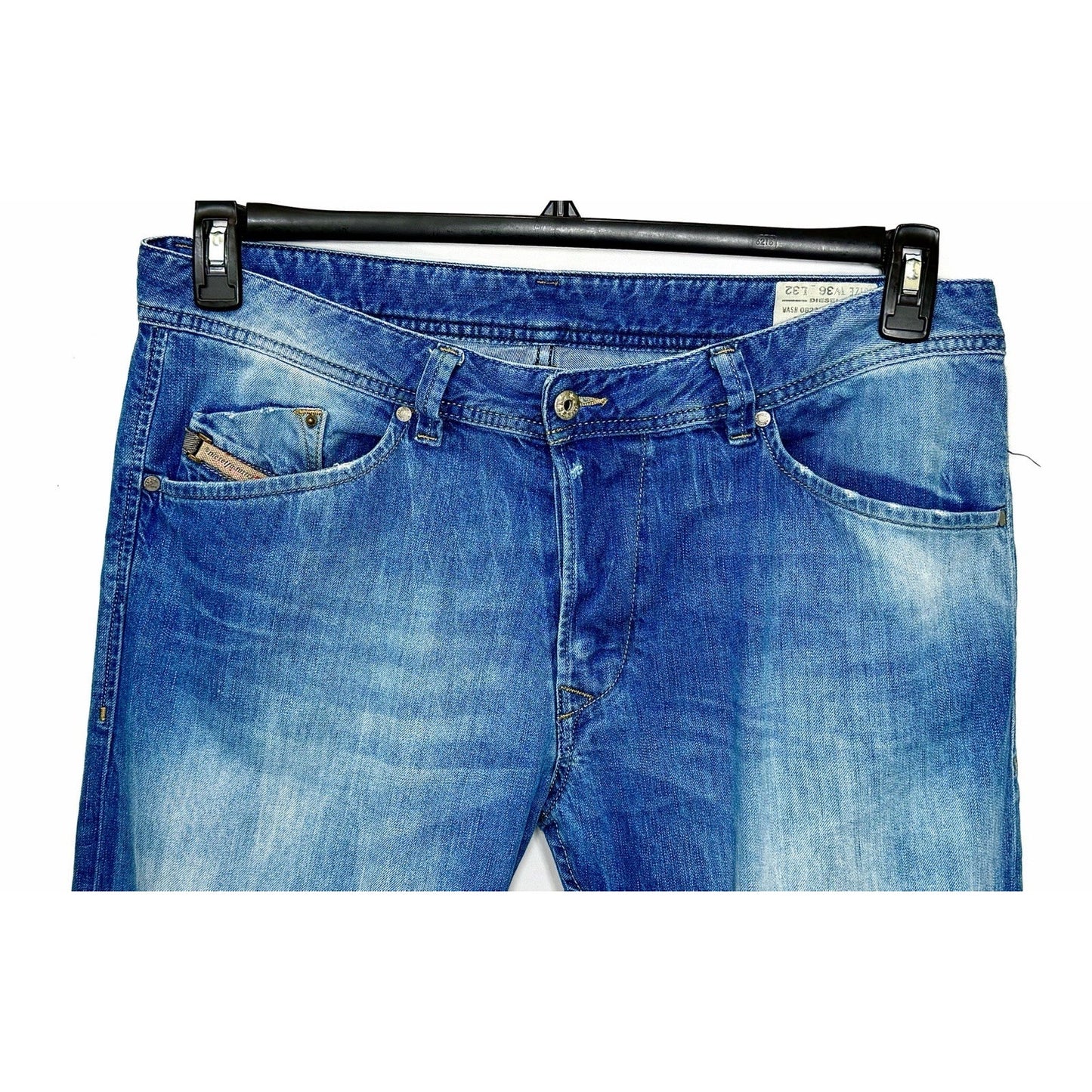 Diesel Industries DARRON 0823S Regular-Slim Tapered Fit 3D Jeans W36 L32