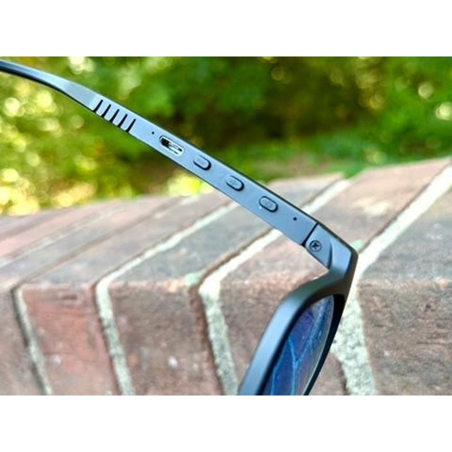 Bluetooth Smart Sunglasses Wireless Audio Music Matte Black Blue Green Mirror
