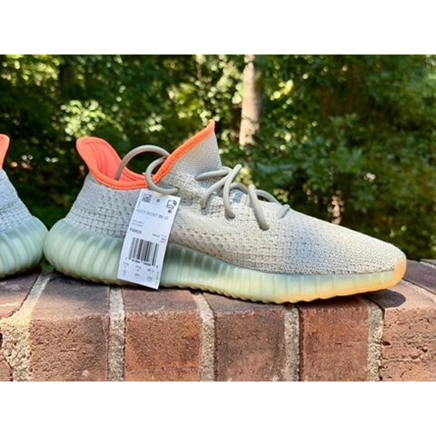 Adidas Yeezy Boost 350 V2 Desert Sage Mens Size 12 FX9035 NIB w/ COA
