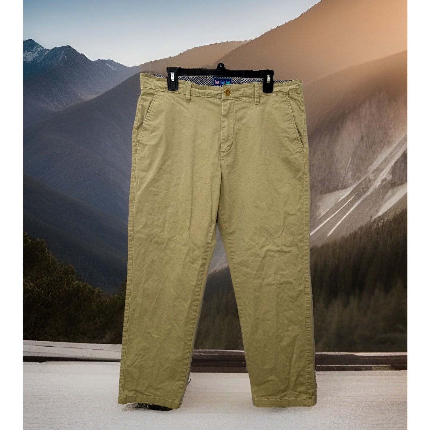 CHARLESTON THREADS Chinos Men's Sz 36 X 30 Beige Khakis PANTS EUC