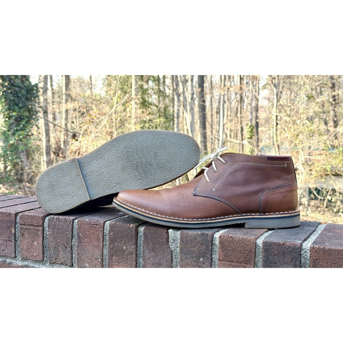 Steve Madden Heston Chukka Boots Tan Leather - Worn Twice/Cleaned Men’s Size 12