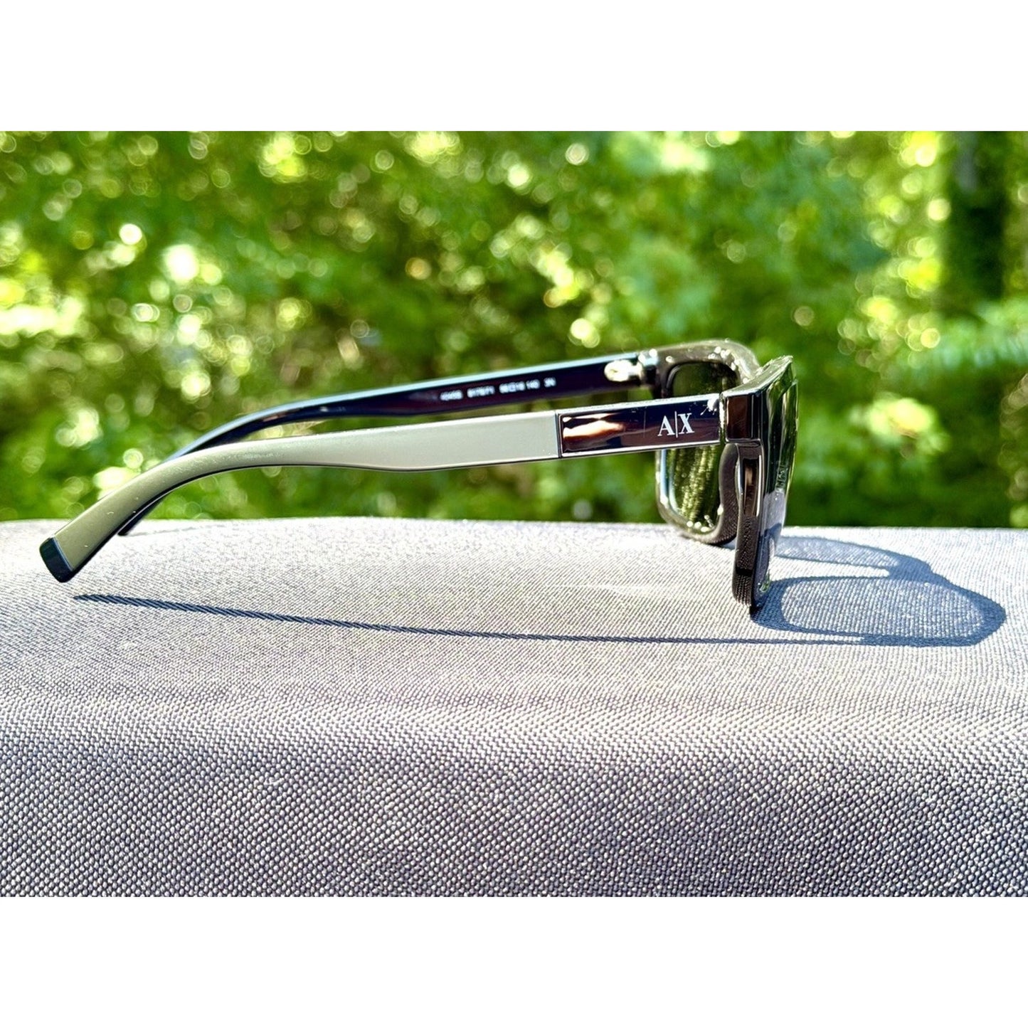 ARMANI EXCHANGE AX4162SU 838887 Matte Grey Black Men's 57 mm Sunglasses