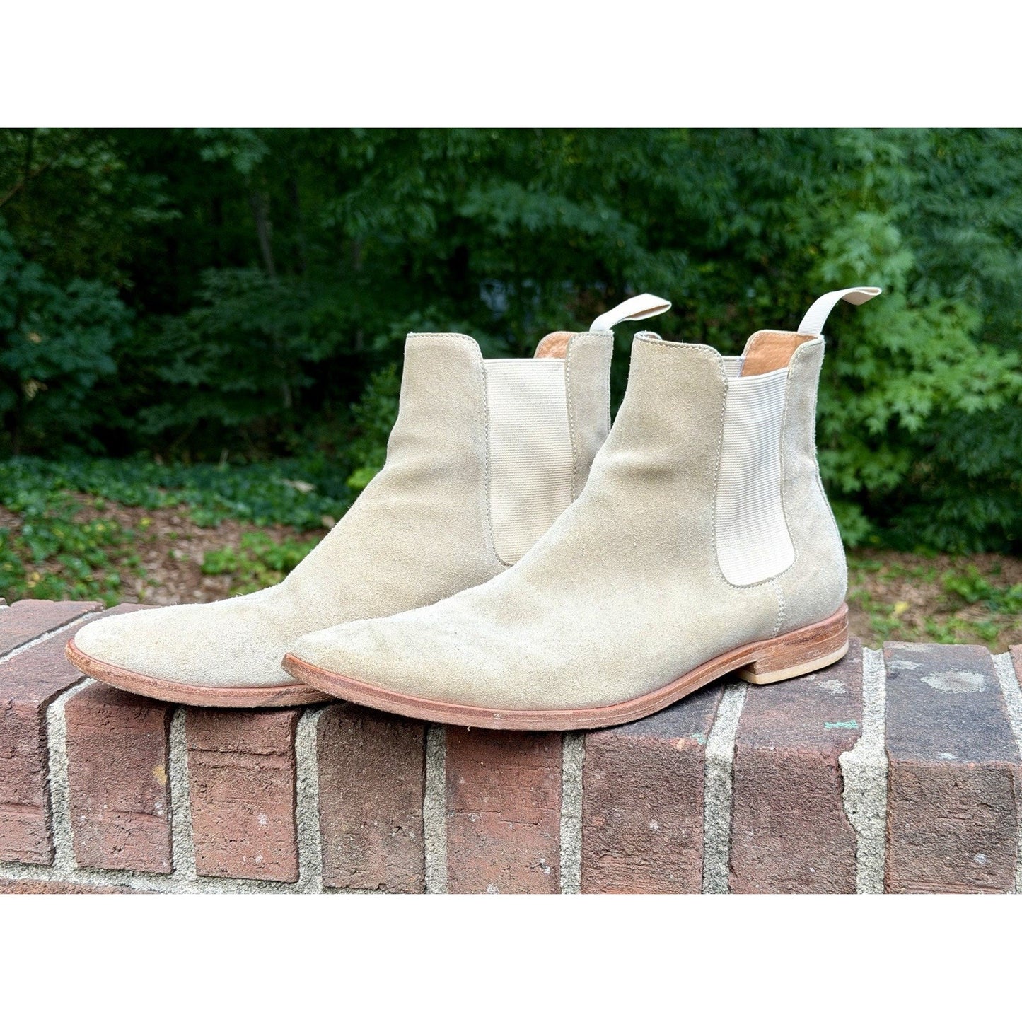 New Republic By Mark McNairy - Chelsea Boot - Men’s Size 12/45.5 EU - Tan Suede