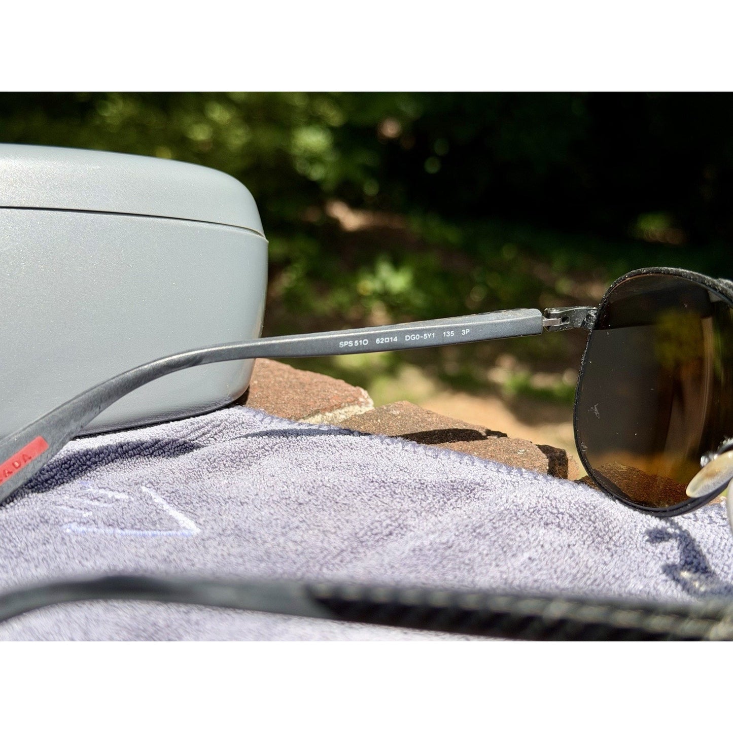 PRADA LINEA ROSSA 510S 7AX5W1 POLARIZED CARBON FIBER W/COA