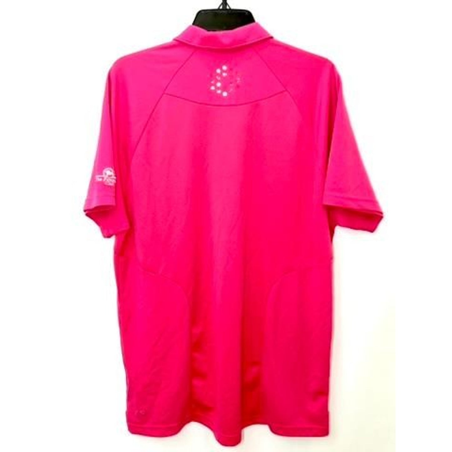 Puma Golf Shirt Mens XL Pink Dry Cell Polo The Peninsula Club Short Sleeve