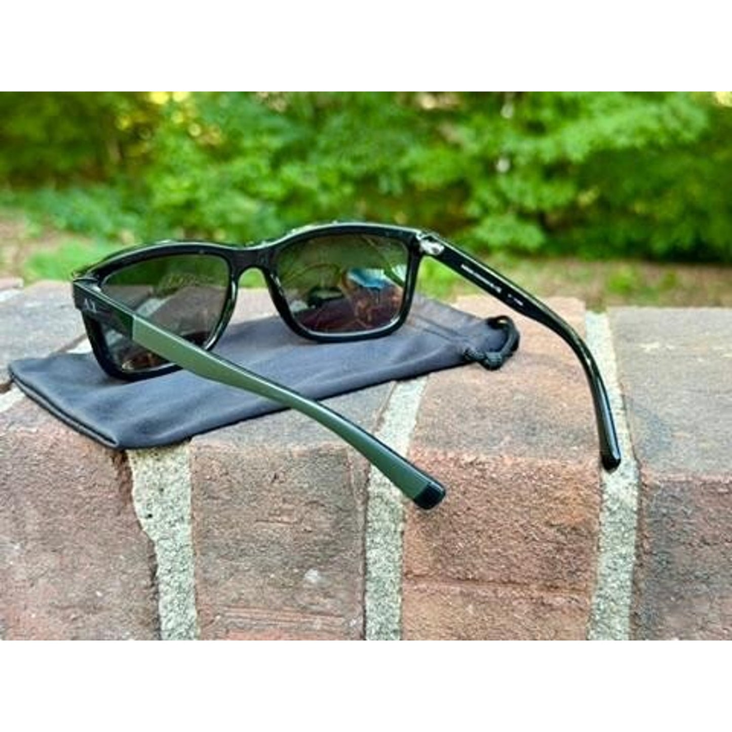 Armani Exchange AX 4045S Prescription Sunglasses Mens Black Frame 56 18 140