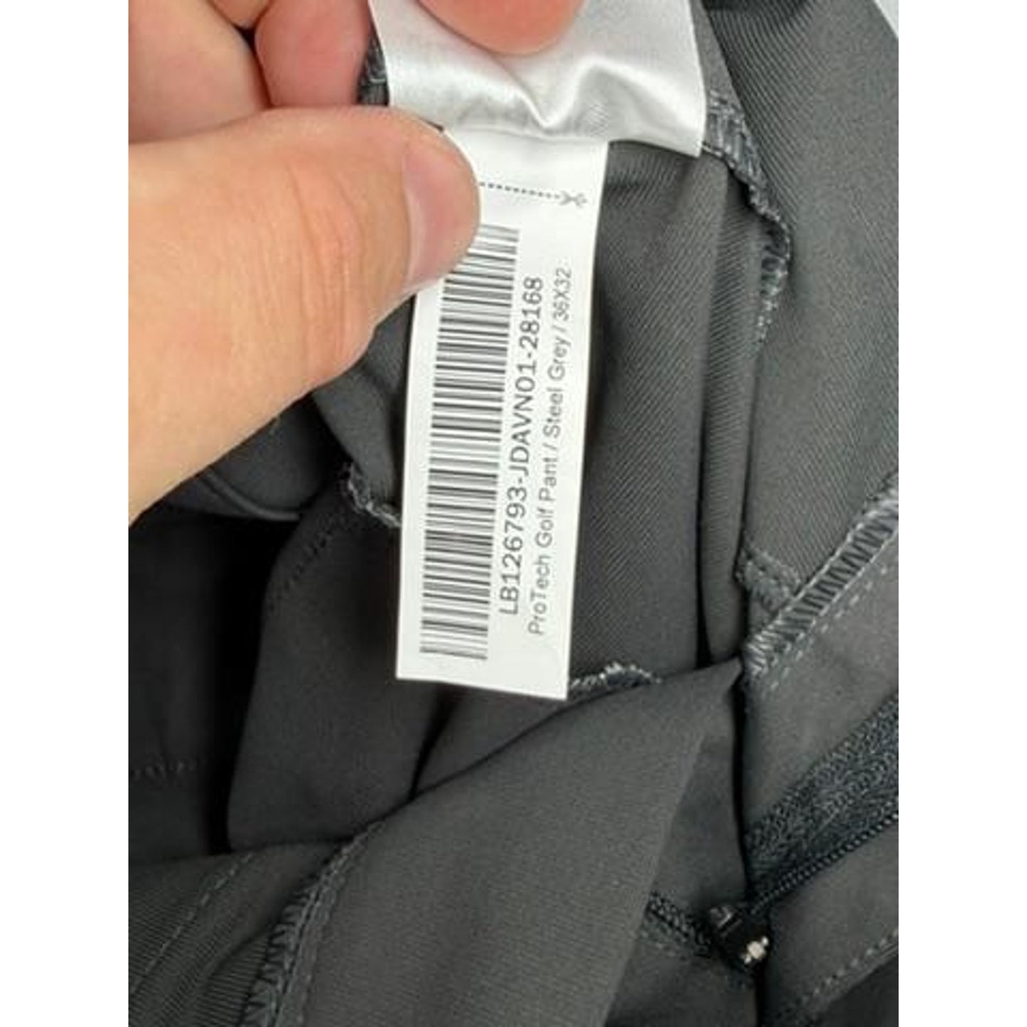 Quince ProTech Golf Pants Mens 36x32 Steel Grey Performance Stretch Chino
