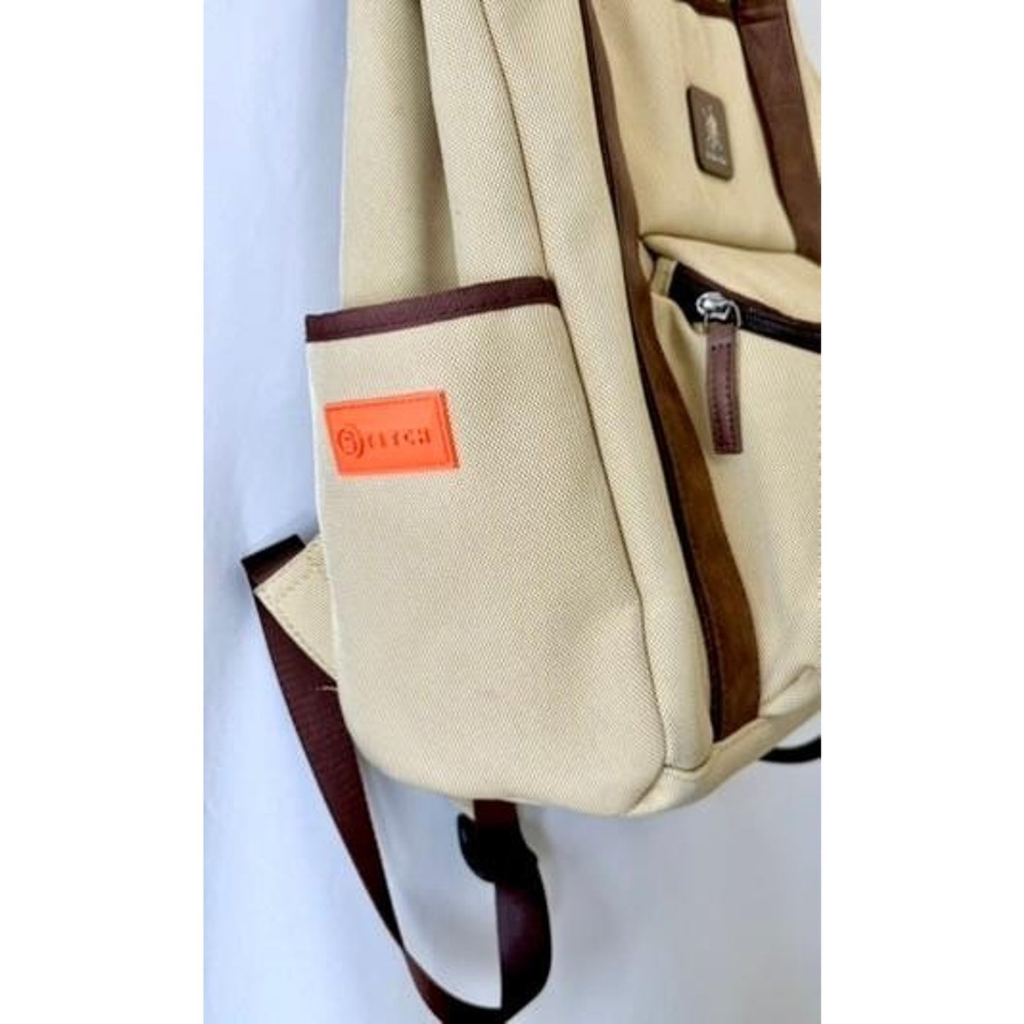 Stitch Golf Vintage Tuxe Tote Backpack Mens Tan Brown Convertible Travel Bag