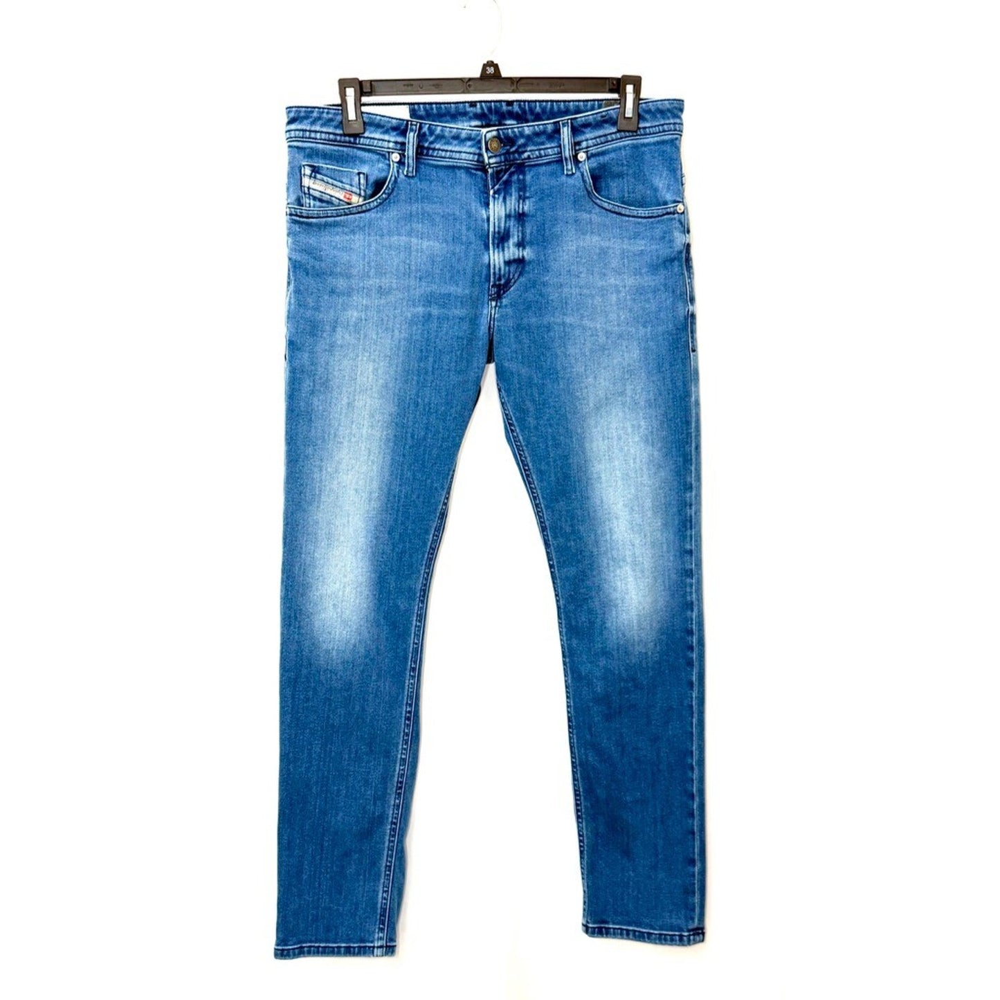 Diesel Thommer Slim Jeans Mens 36x32 Blue Stretch Denim 0C9MB