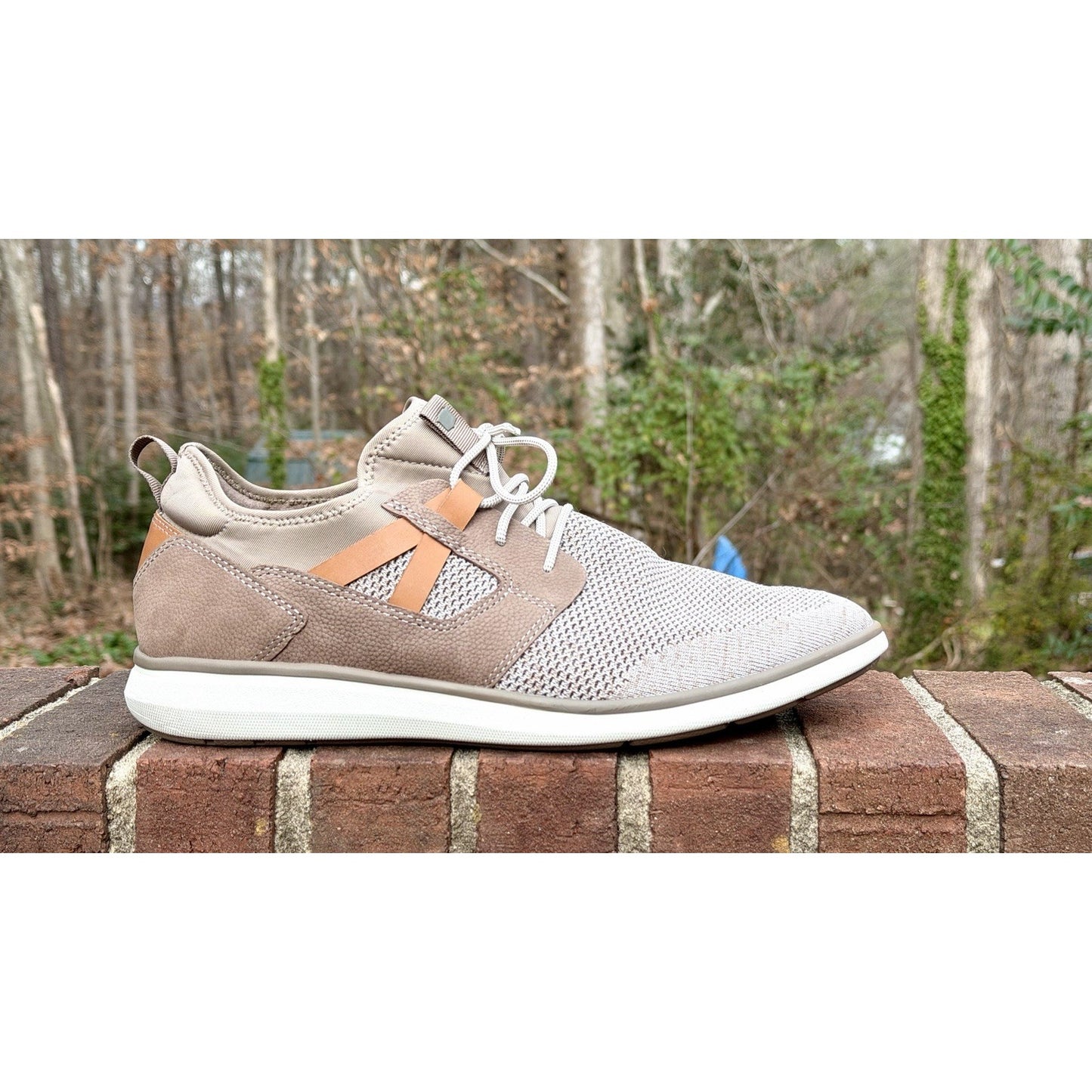 Florsheim Venture Knit Plain Toe Sneaker / Men’s Size 13W / Mushroom/ Worn Once!