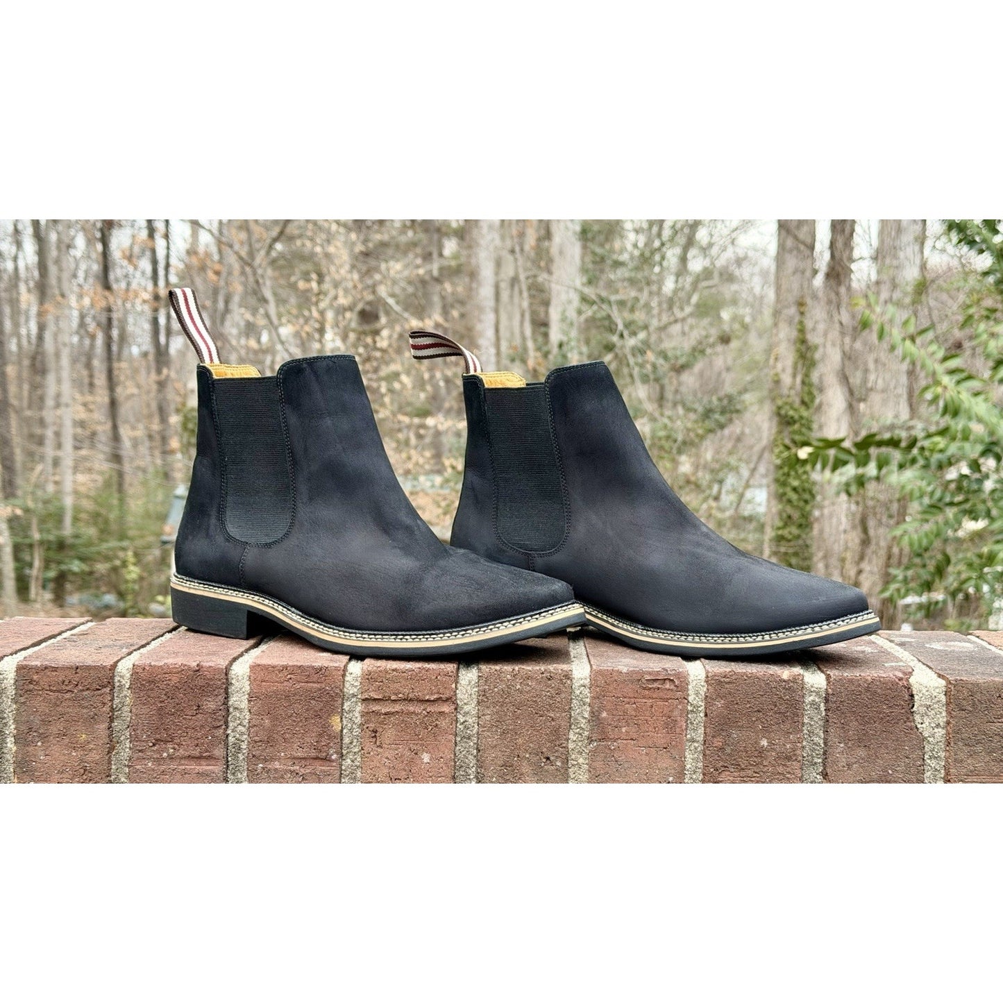 De Wolf Black Suede Chelsea Boots Men’s Size 11.5 / Worn Twice
