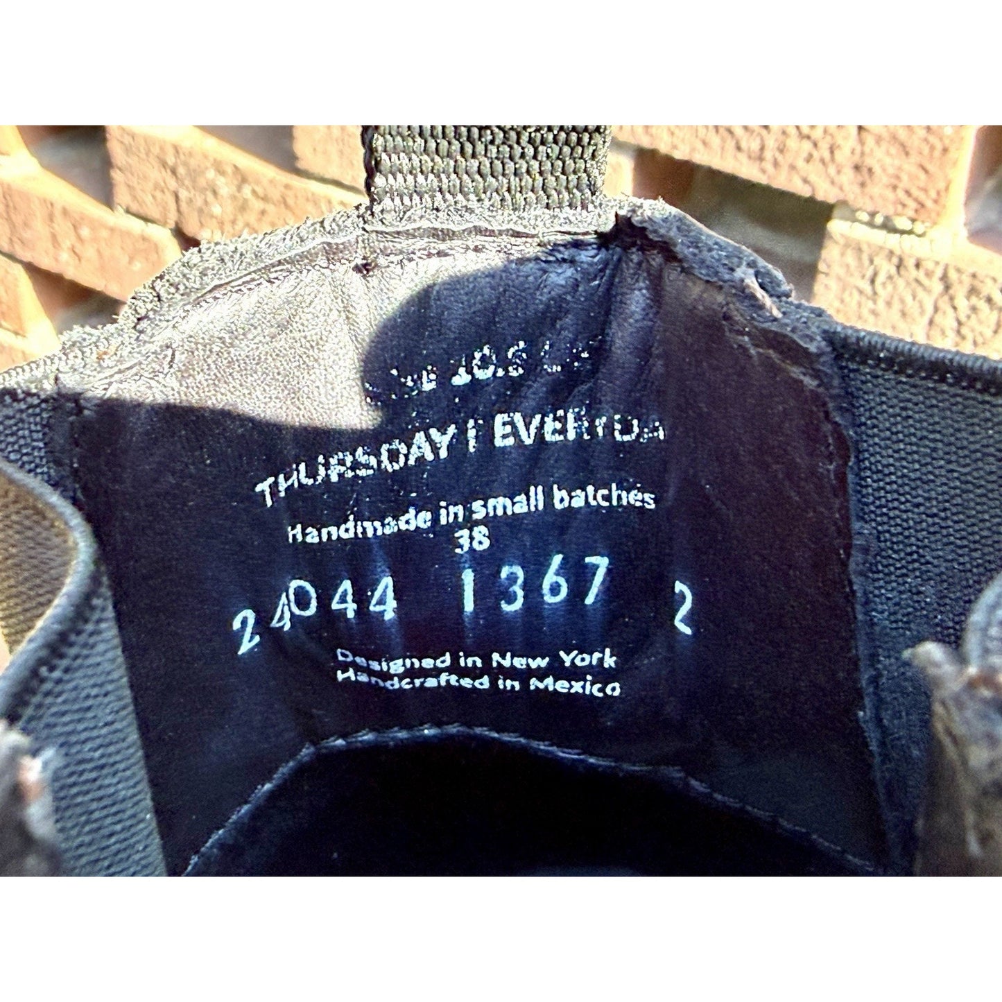 Thursday Boot Legend Chelsea Boots In Black Matte Sz 10.5 ($199 New) Handcrafted