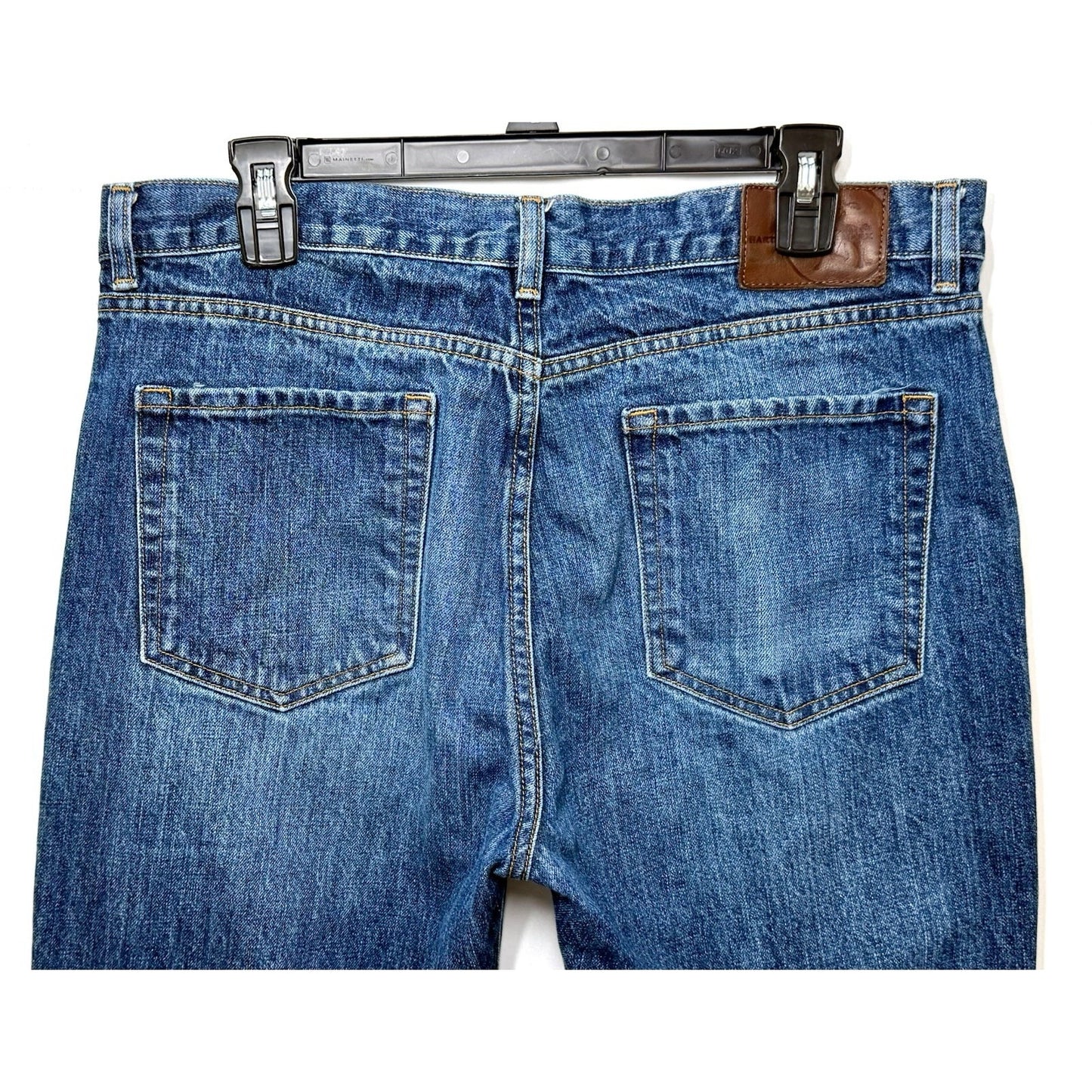 Hart Schaffner Marx Mens Jeans 34x30 Blue Wash Straight Leg Denim Pants
