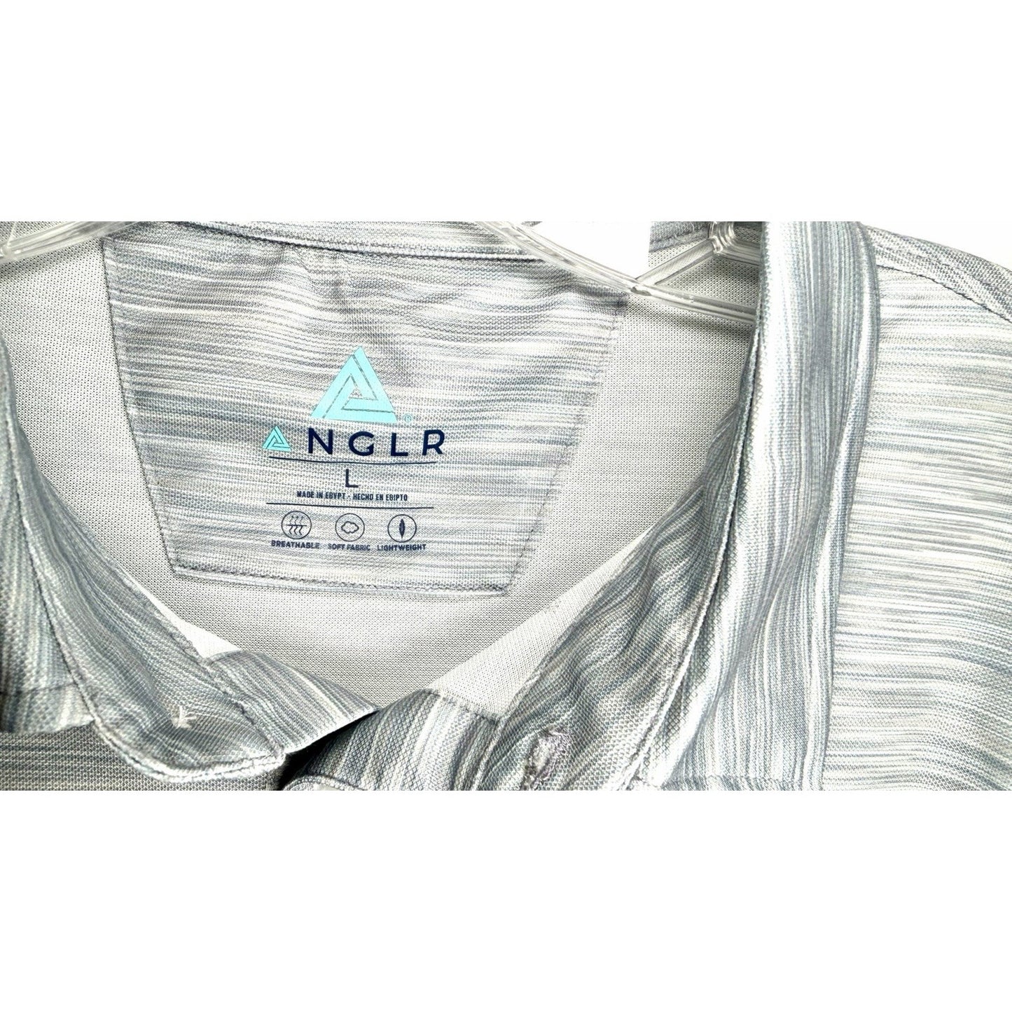 Anglr Fishing Gear Men’s Short Sleeve Performance Polo / Griffin / Size Large