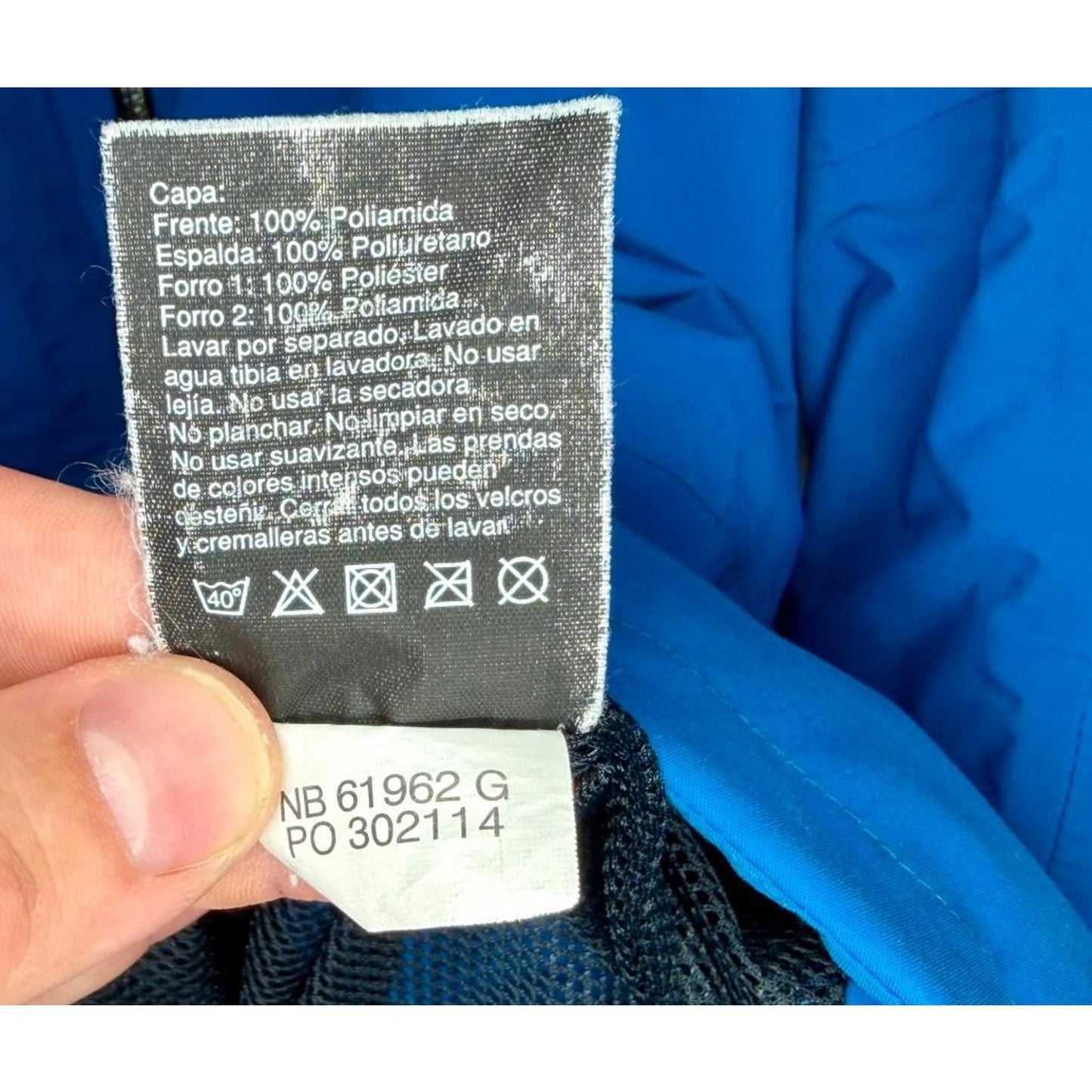 Helly Hansen Rain Jacket Mens XL Blue Helly Tech Waterproof Hooded Shell