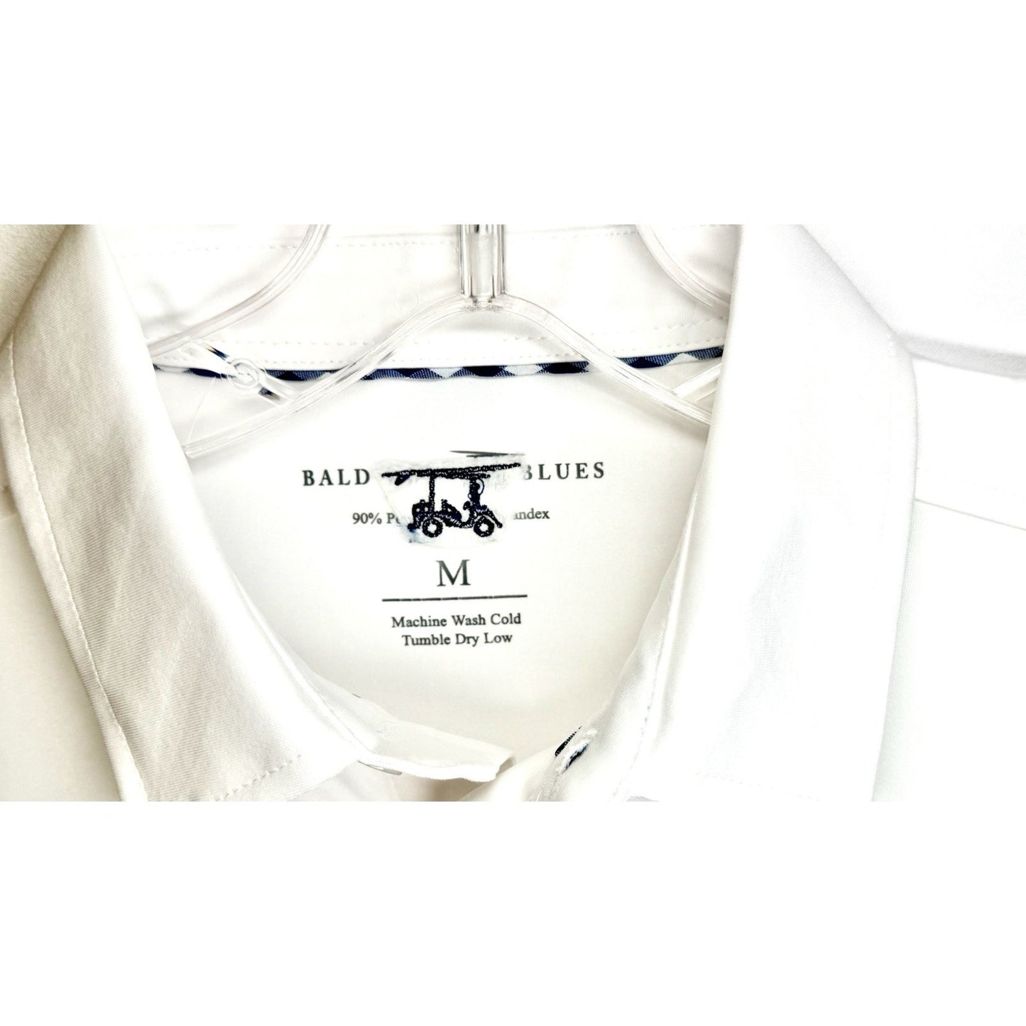 Bald Head Blues Polo Men’s Medium White The National Town Cup Golf Club Shirt