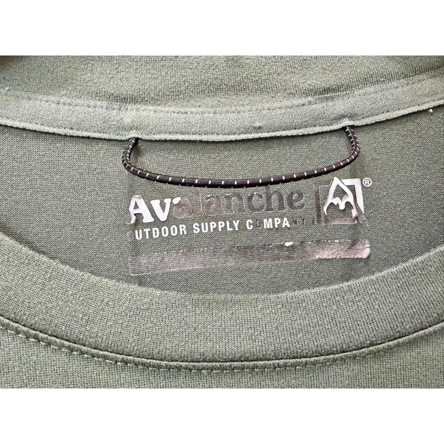 Avalanche Outdoor Supply Co Mens Large Green Polyester Spandex T-Shirt CAM237