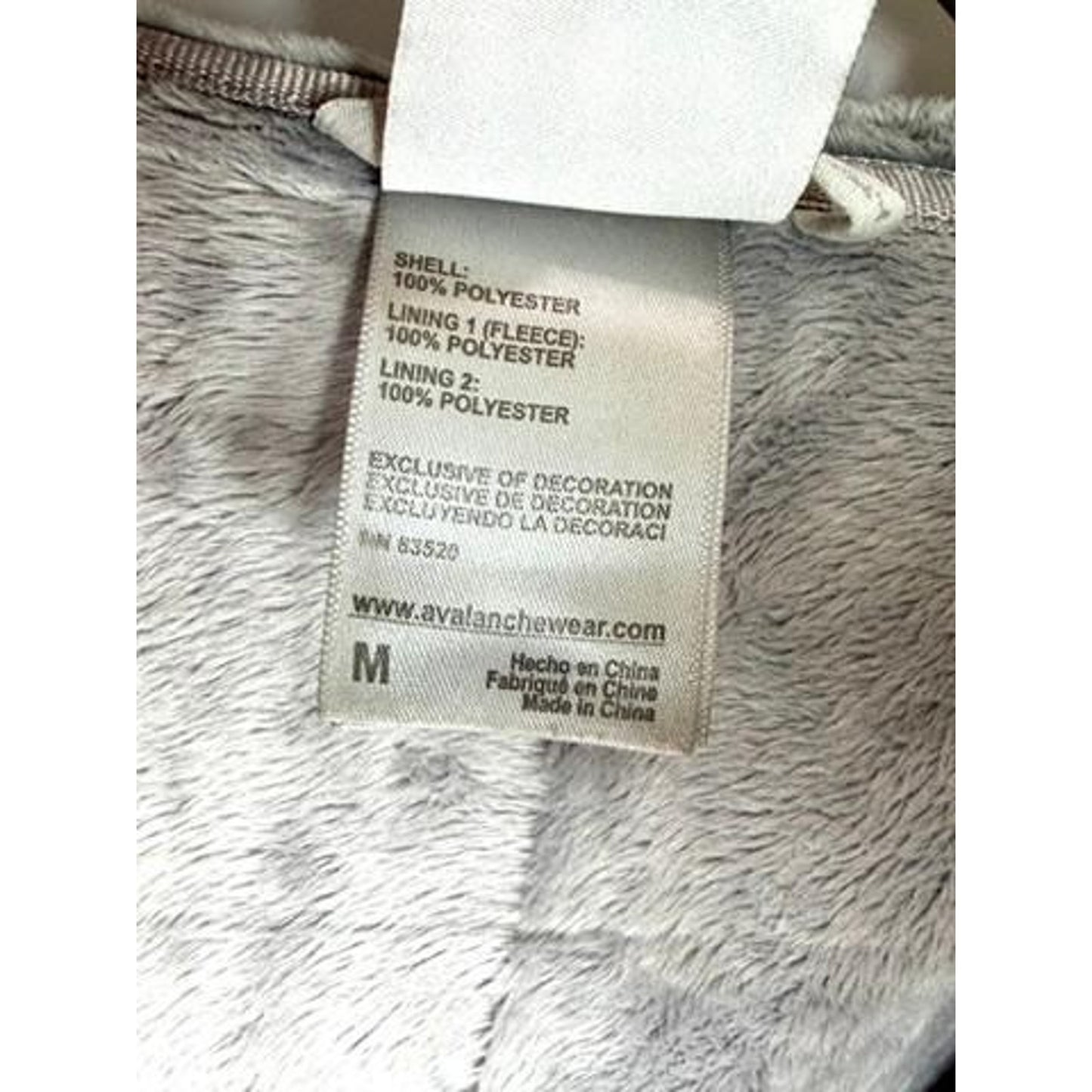 Avalanche Outdoor Supply Co Womens Medium Gray Softshell Hooded Jacket Fleece