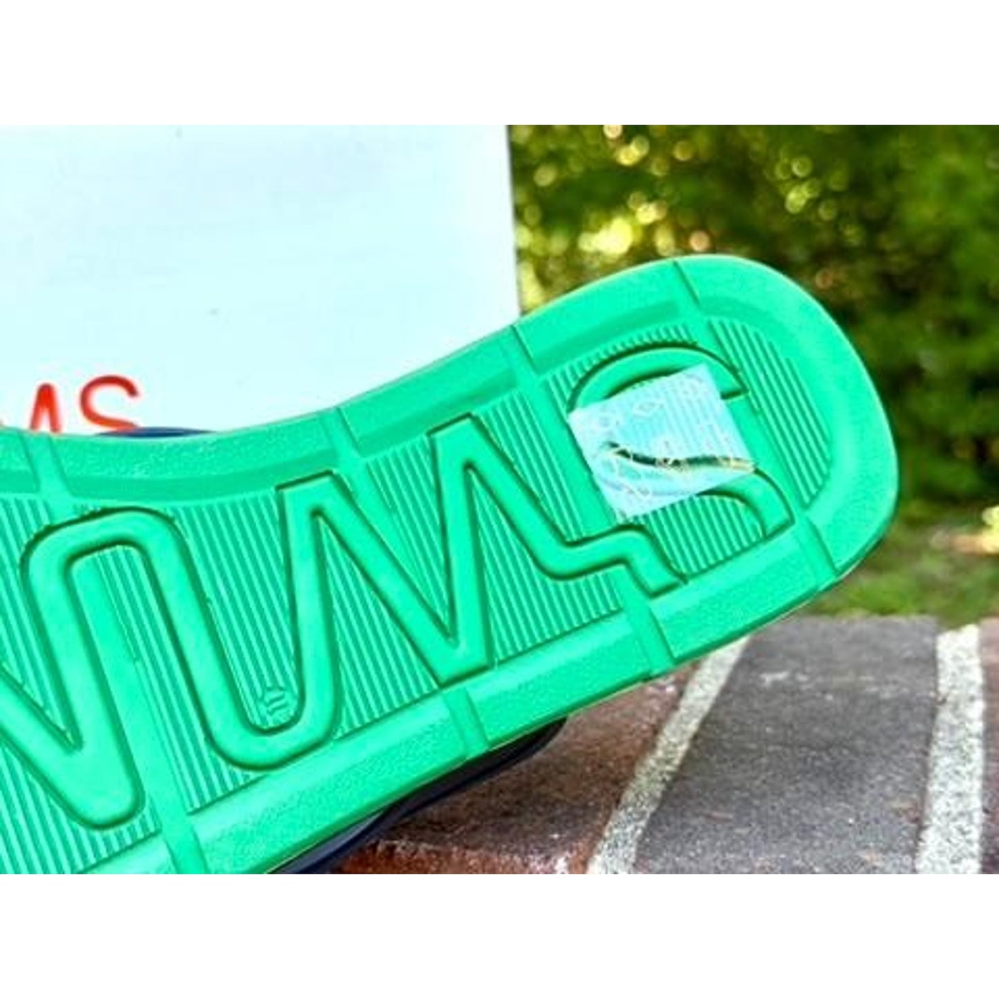 Swims Breeze Thong Sandal Mens 11 Navy Blue Jolly Green Waterproof Flip Flops