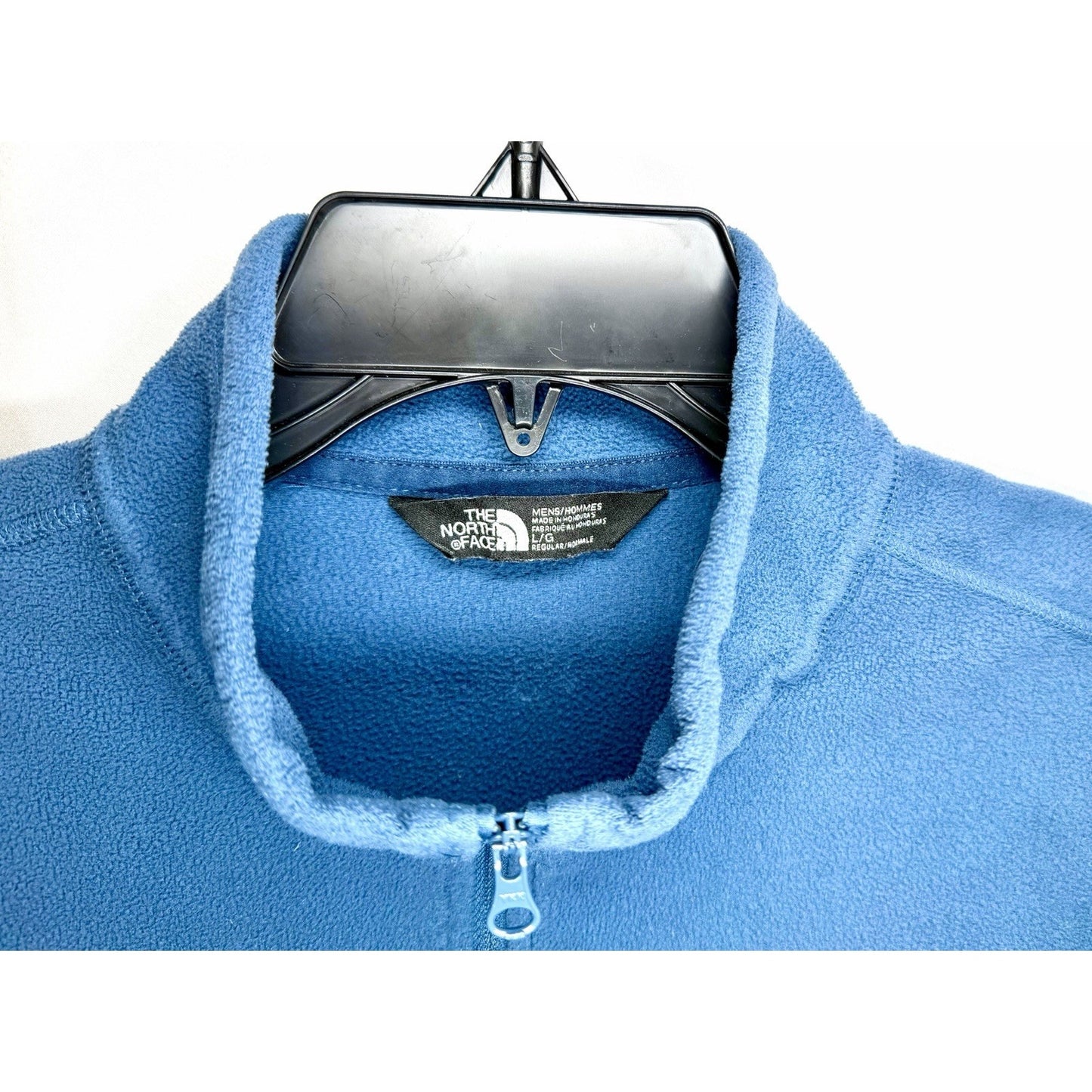 The North Face Men’s Pullover Blue 1/4 Zip Micro Fleece Polyester Size Large