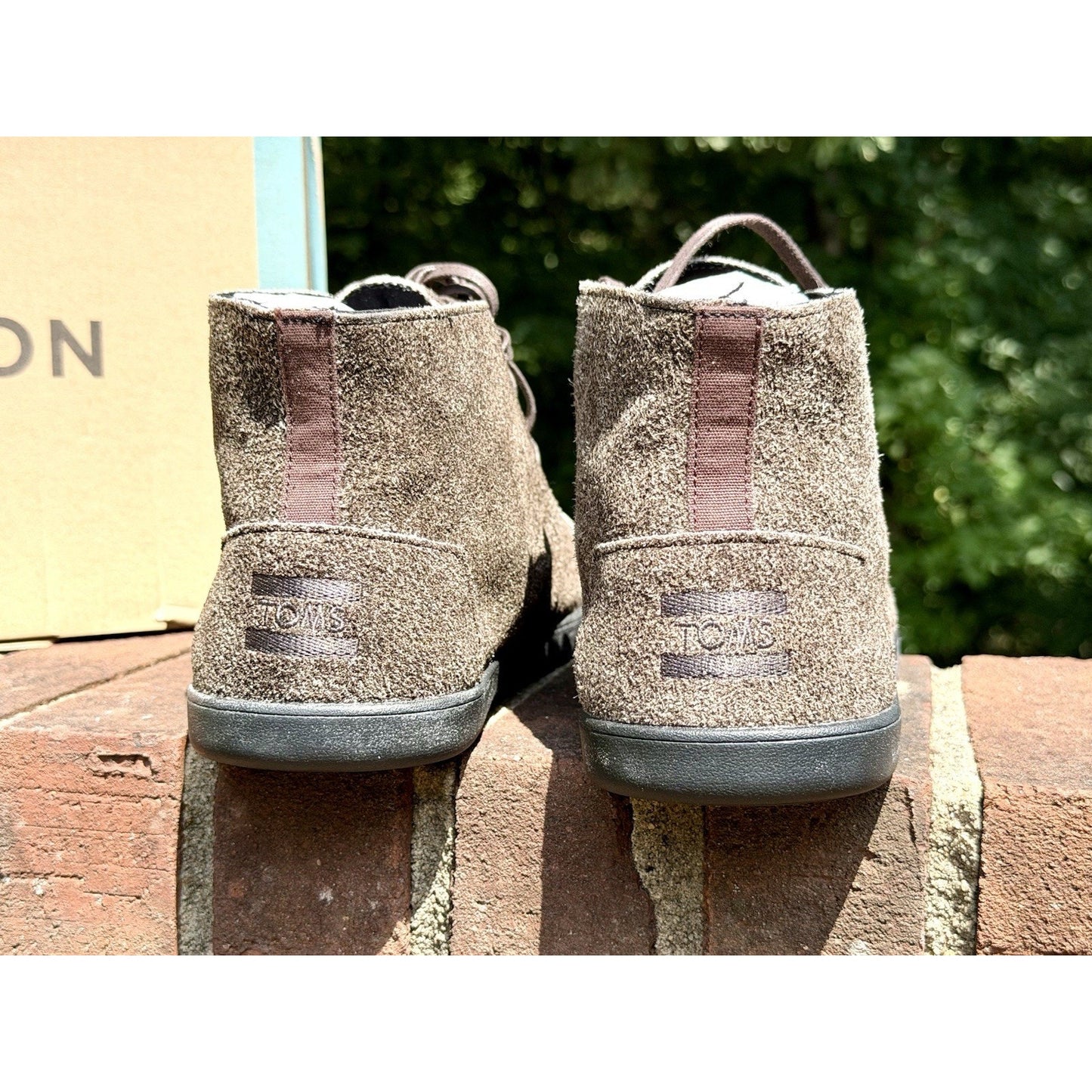 TOMS Mens Bota Shaggy Suede Cupsole Chukka Boots Venice Collection NIB Size 12