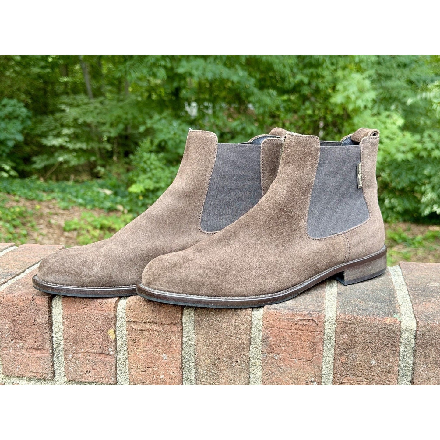 Russell & Bromley Men Suede Chelsea Boots Brown Size 41.5 / US 8.5 ($550 New)
