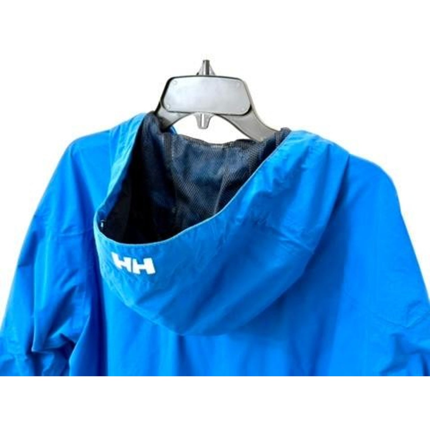 Helly Hansen Rain Jacket Mens XL Blue Helly Tech Waterproof Hooded Shell