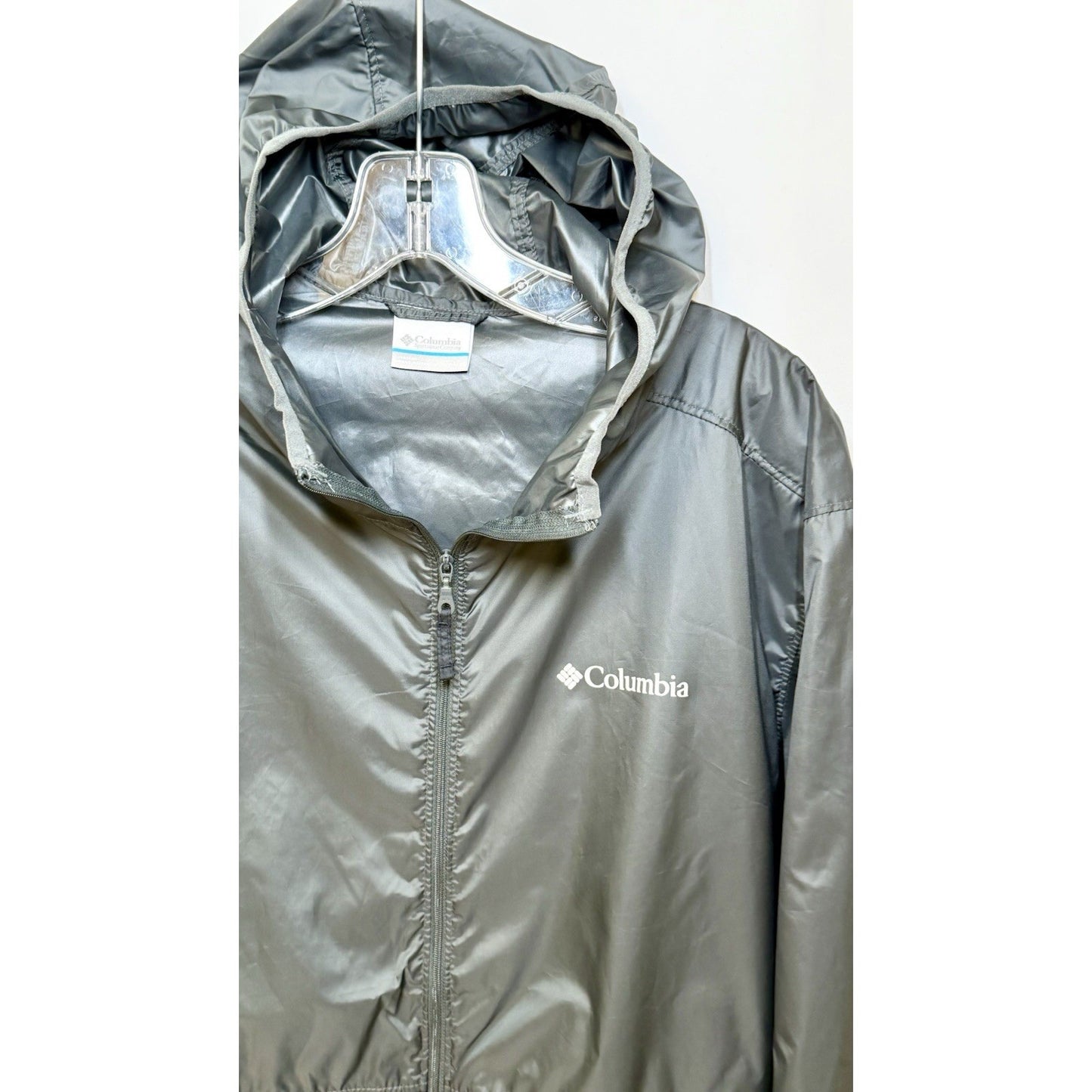Columbia Men's Omni-Tech Rain Windbreaker Jacket Size Large