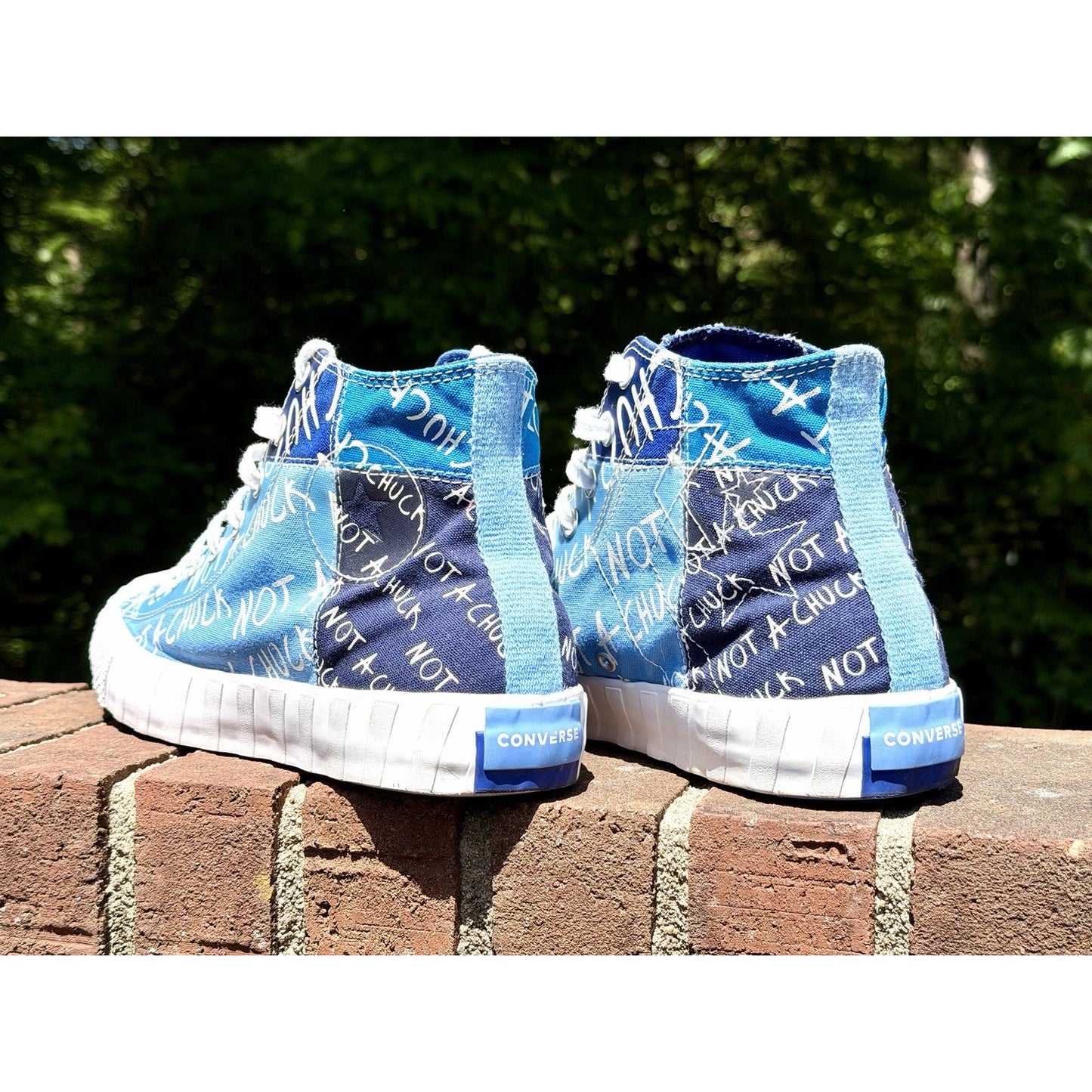 Converse UNT1TL3D Hi "Not A Chuck" University Blue Patchwork Men's Size 11.5