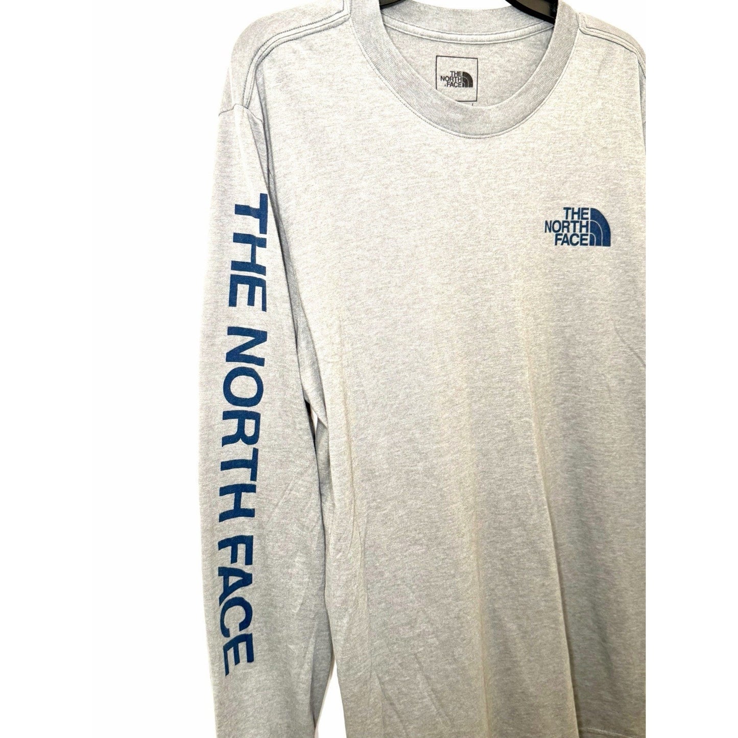 The North Face T-Shirt Men's Large Long Sleeve T-Shirt Grey Cpix