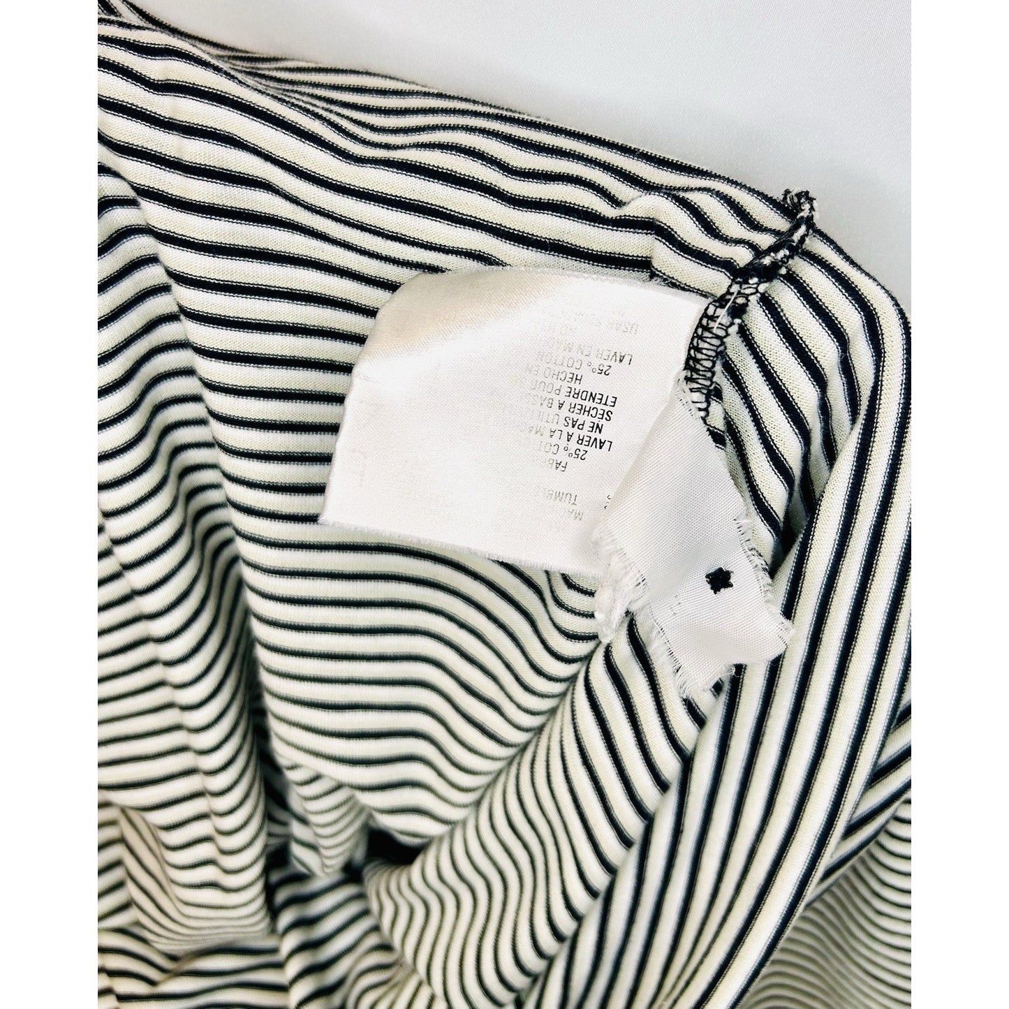 Ashworth Polo Striped Golf Shirt - White/Navy - Men’s XL - Breathable