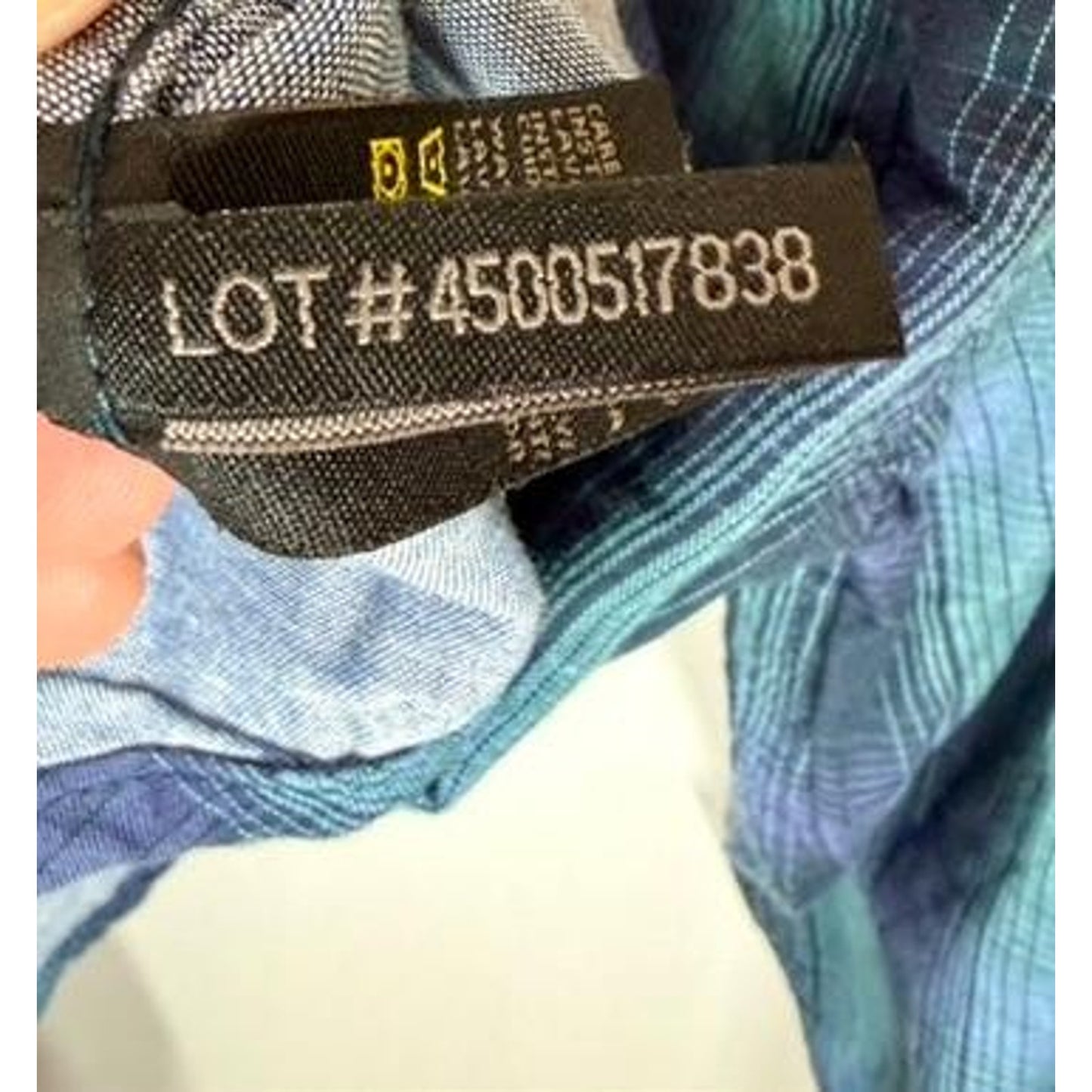 Hudson Jeans Santana Plaid Flannel Shirt Mens Large Blue Green Cotton Button Up