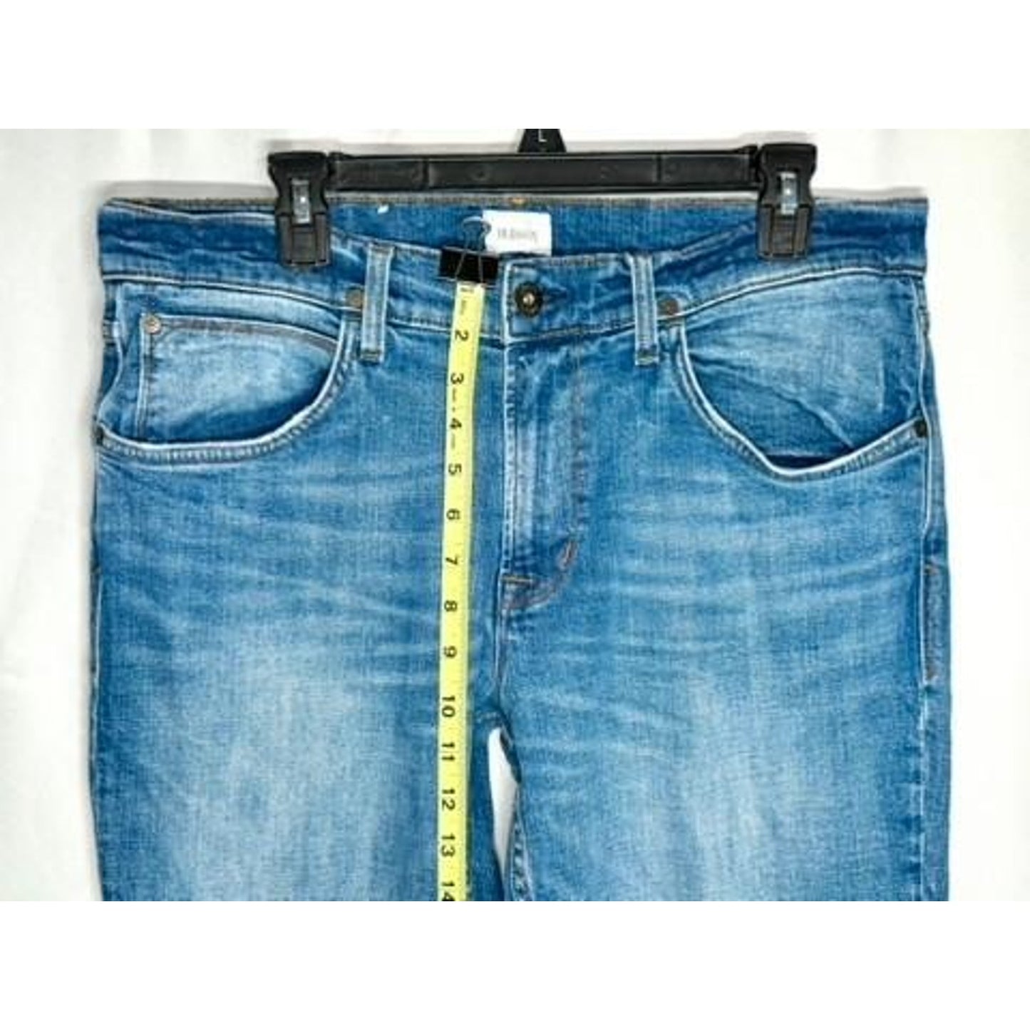 Hudson Blake Slim Straight Jeans Mens Size 36 Blue Denim Stretch Pants