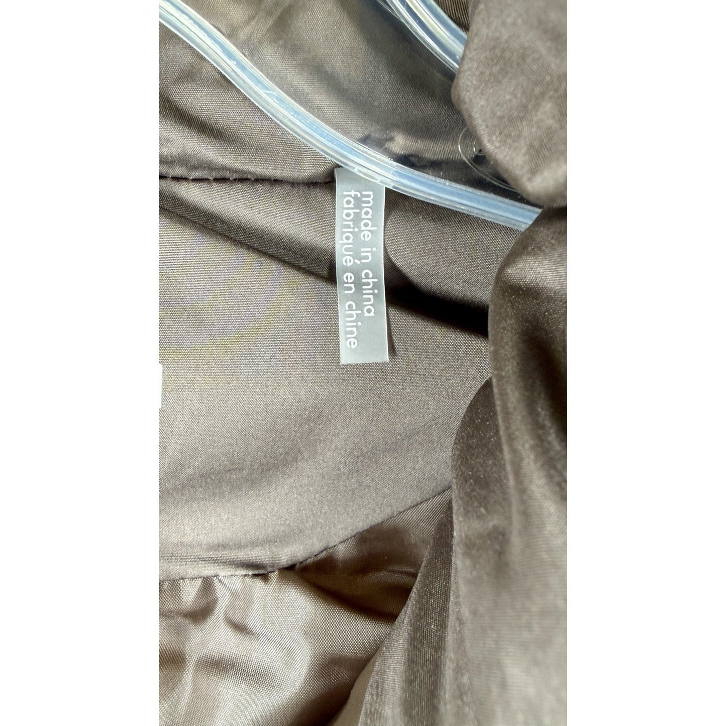 NWT Cole Haan Signature Chevron Quilted Vest / Women’s Large / Chocolate