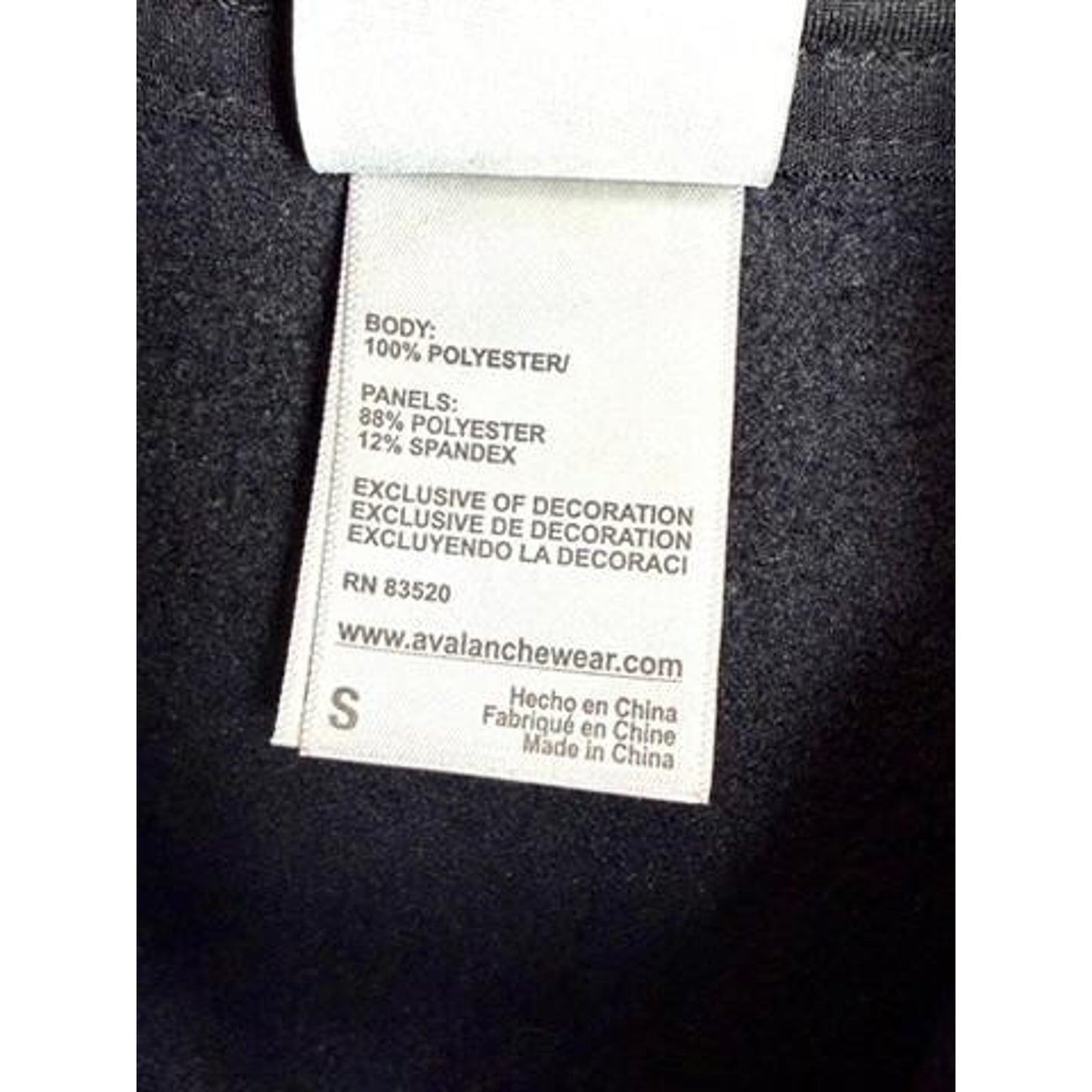 Avalanche Outdoor Supply Co Mens Small Blue Fleece 1/4 Zip Sweater Pullover