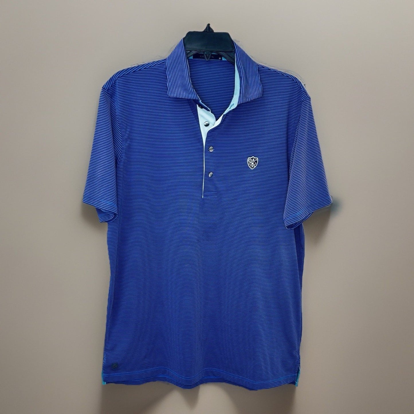 Greyson Santa Ana Polo Color Maltese Blue/Iona Blue Men’s Large | New $110