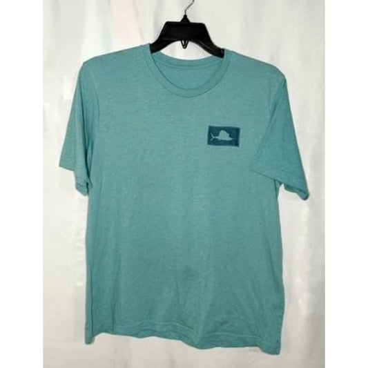 Sailfish Brewing Company 8th Anniversary T-Shirt Mens Teal Green Graphic Tee