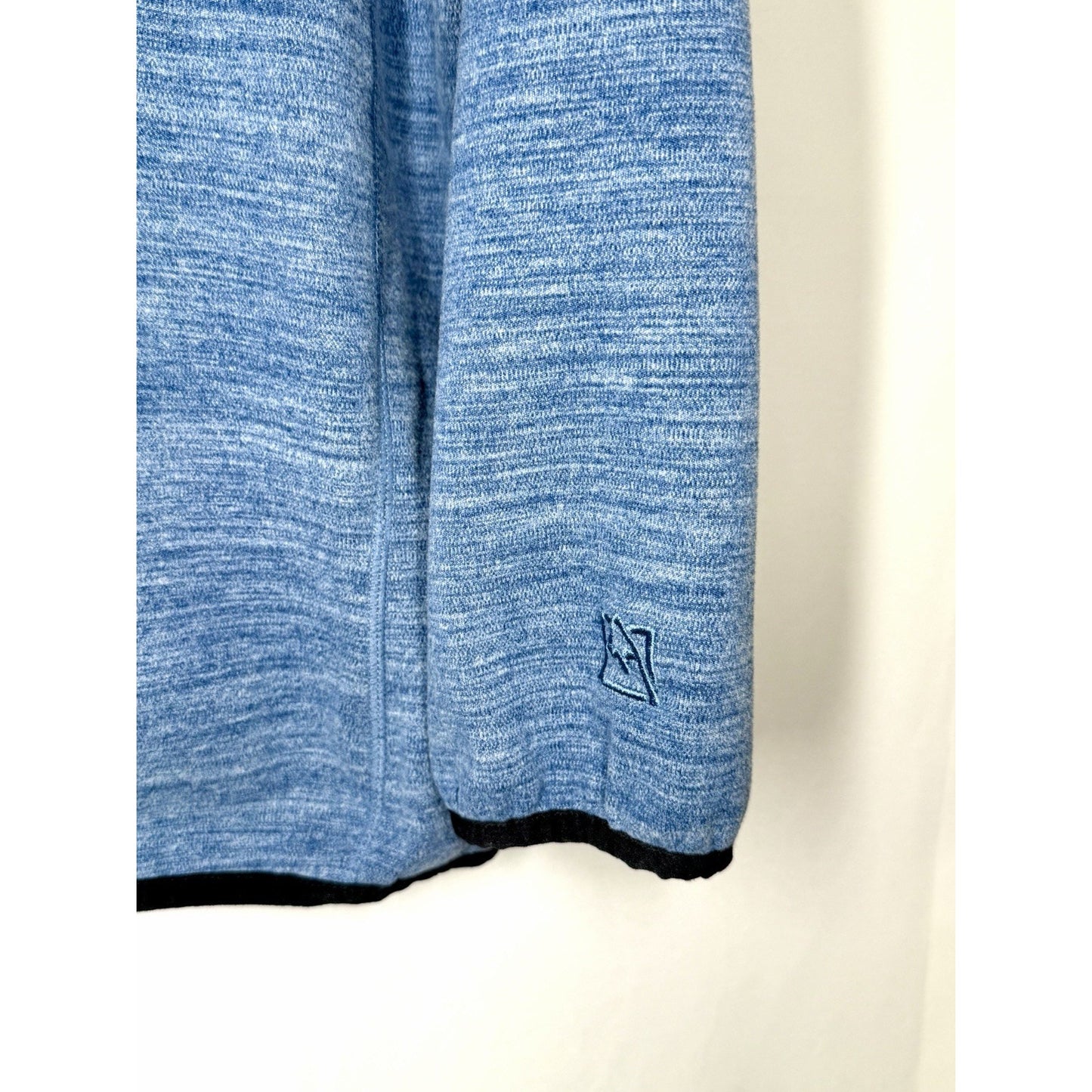 Avalanche Outdoor Supply Men's XXL 1/4 Zip Pullover Blue Heathered Fleece Jacket