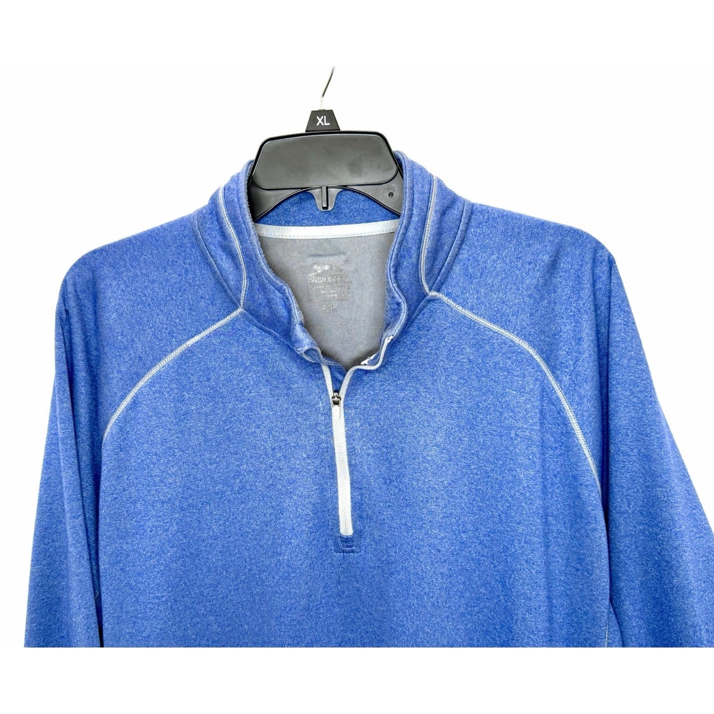 Slazenger Golf Mens XL Blue 1/4 Zip Pullover Sweatshirt Performance Shirt
