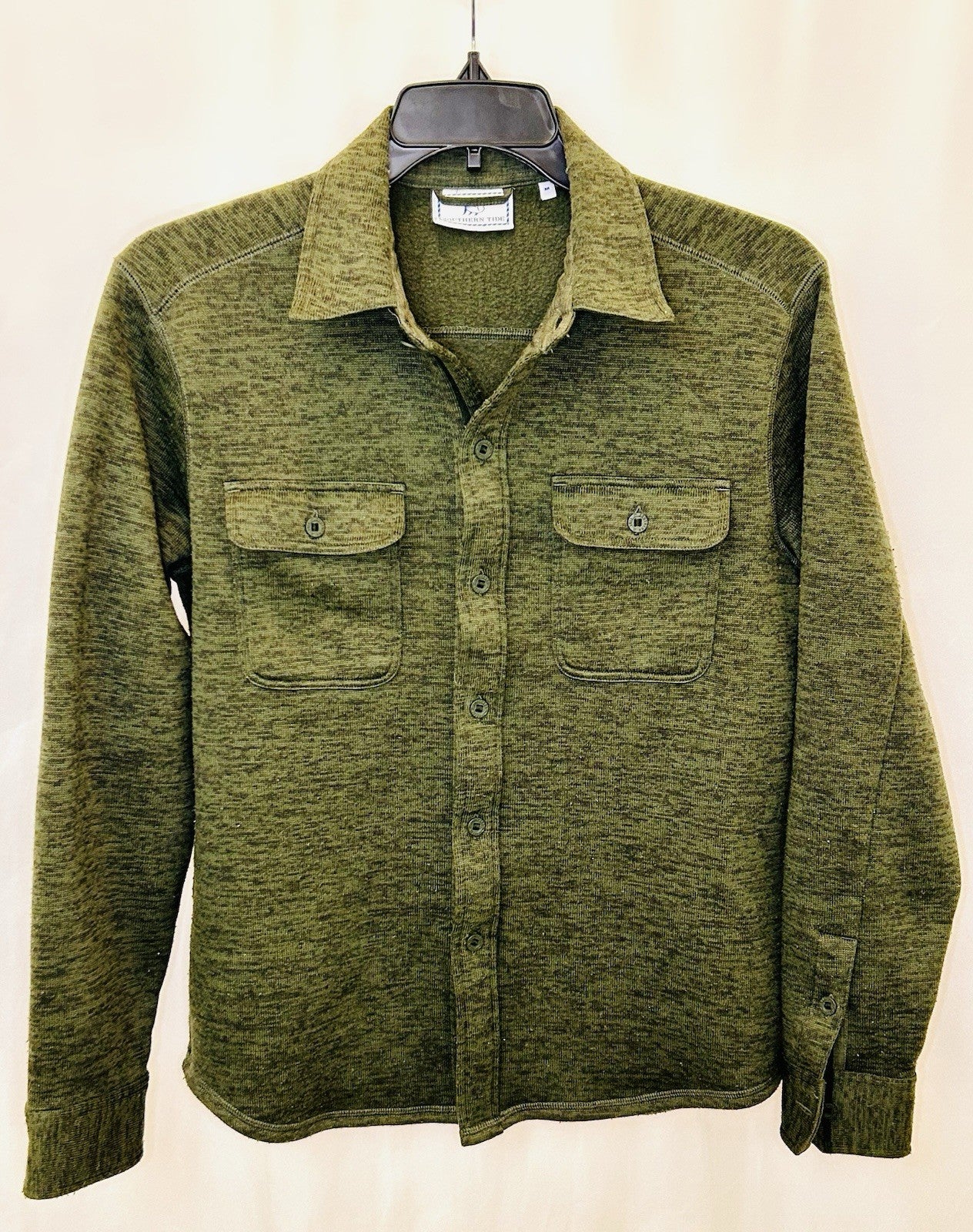 Southern Tide Men's Button Down Green Size M | Benjies Shacket | $139 Retail