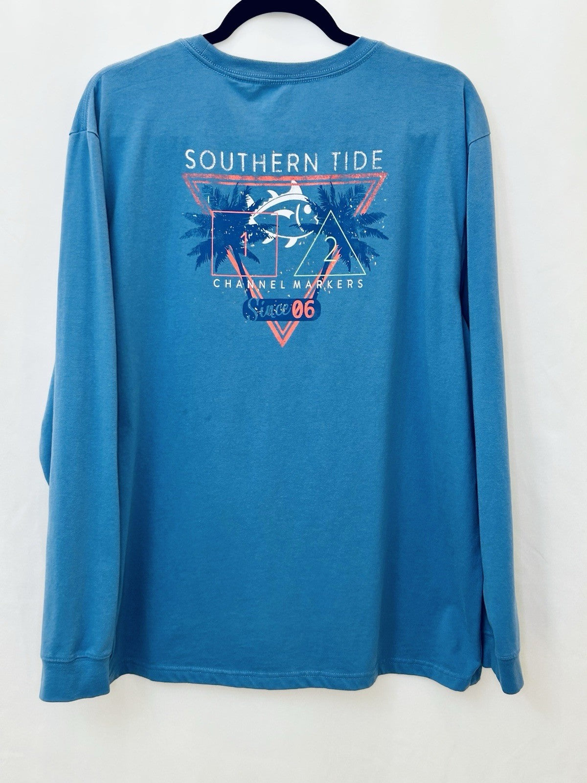 Southern tide Retro Wave Channel Marker LS Tee - Men’s XL
