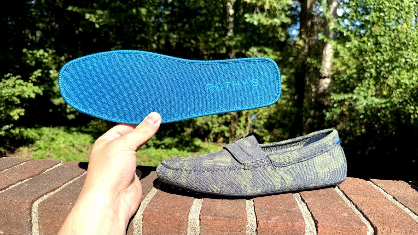 Rothy's Men’s Size 11 The Driving Loafer Forest Camo New Rare $189 Retail