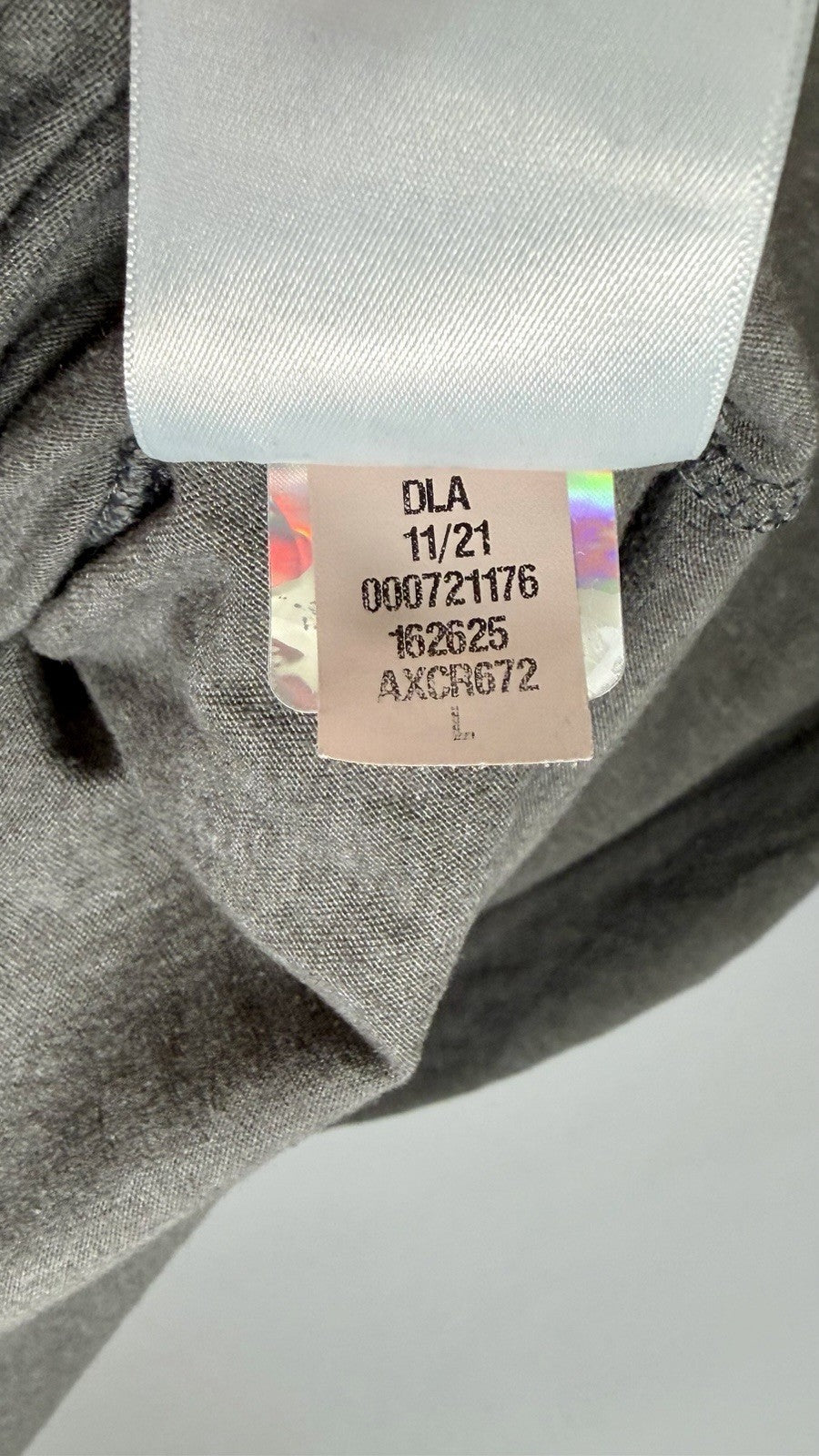 The North Face Shirt Men’s Size Large Gray Slim Fit Crew Neck Cotton Blend