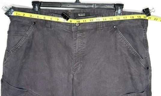 5.11 Tactical Mens Pants 42x30 Gray Canvas Utility Cargo Workwear Outdoor