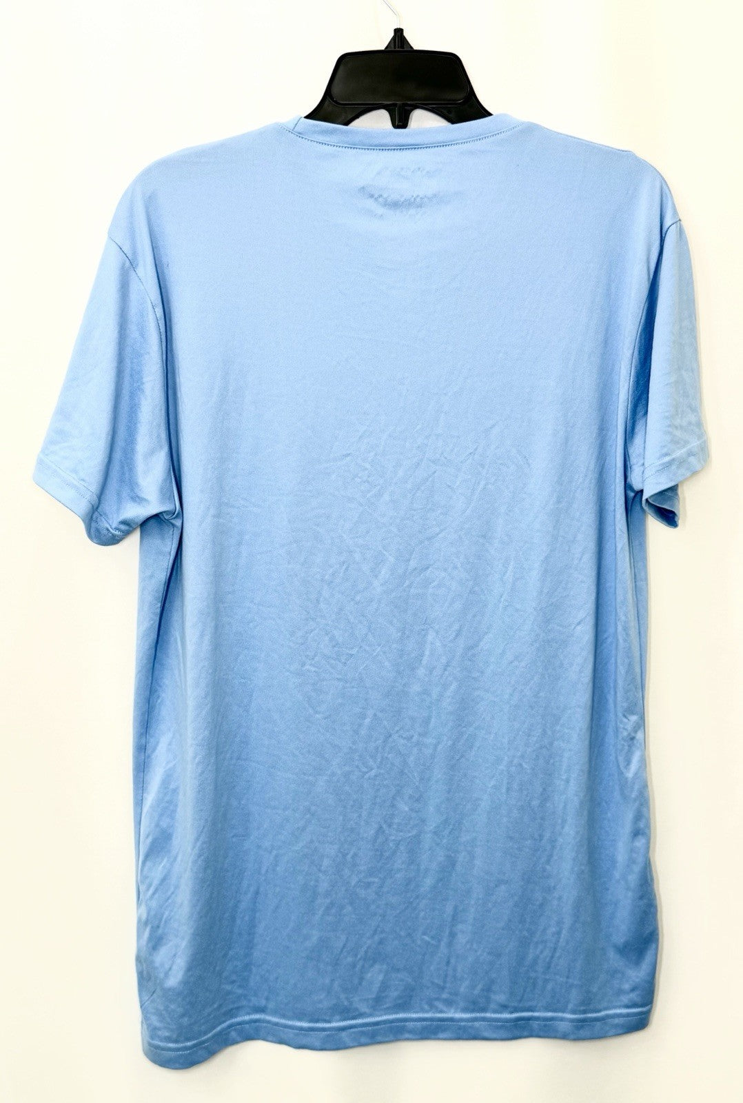 Deer Mountain Wilderness Company Mens Large Activewear T-Shirt Blue Poly Spandex