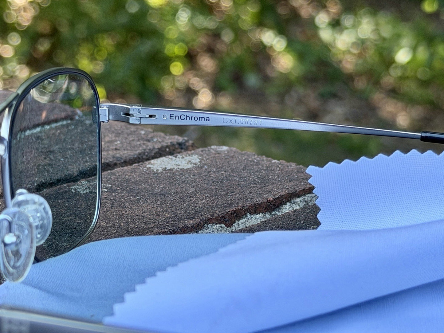 EnChroma Cx1 Indoor Color Blind Glasses Aviator Silver Frame Metal Cx1.00281